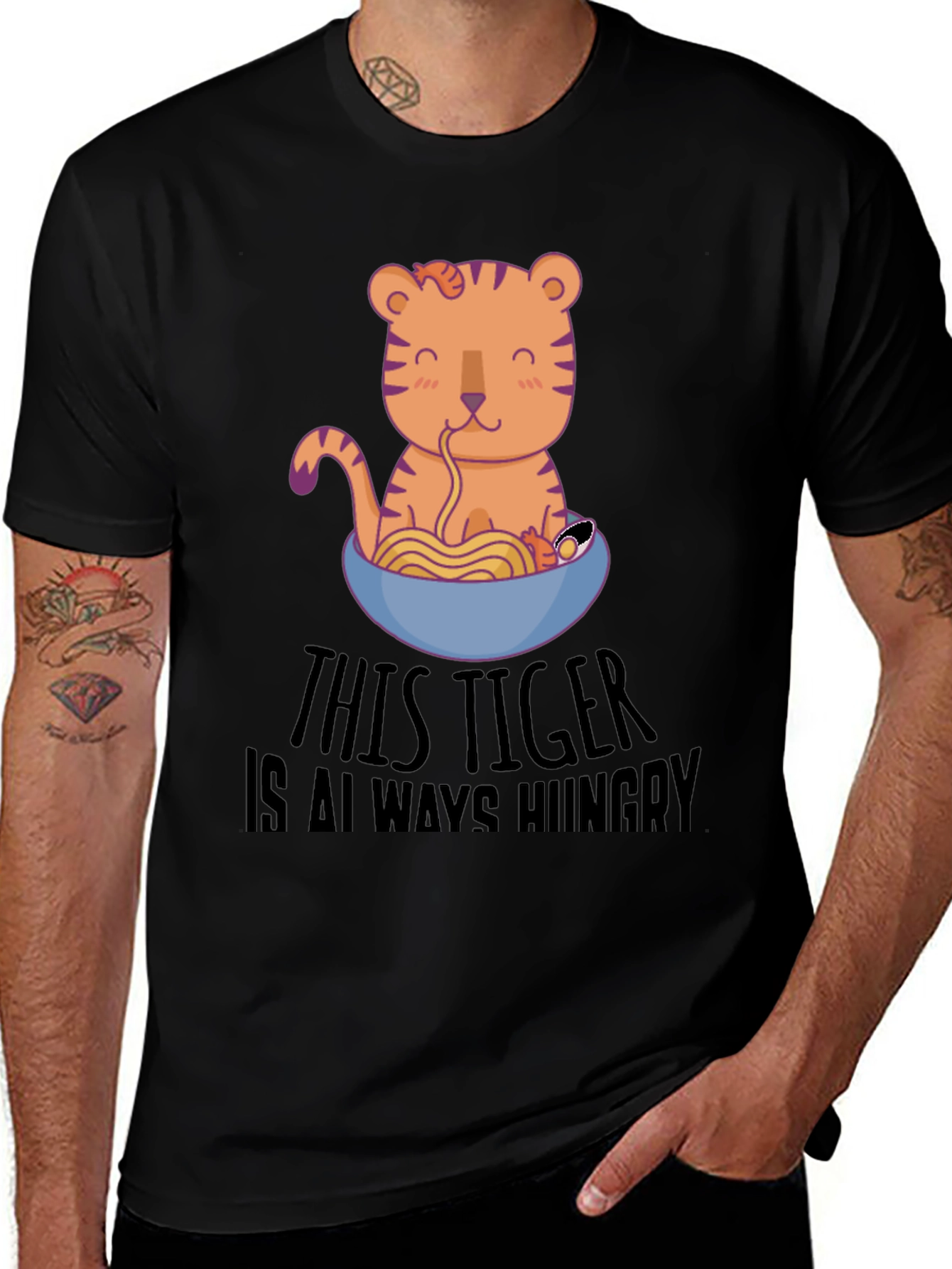 Hungry Tiger Ramen T-Shirt