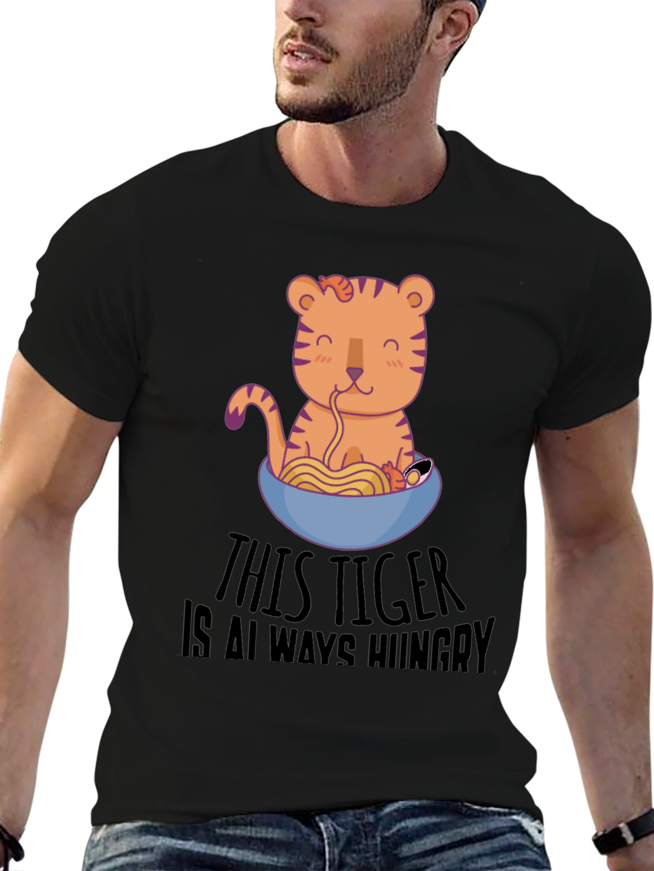 Hungry Tiger Ramen T-Shirt