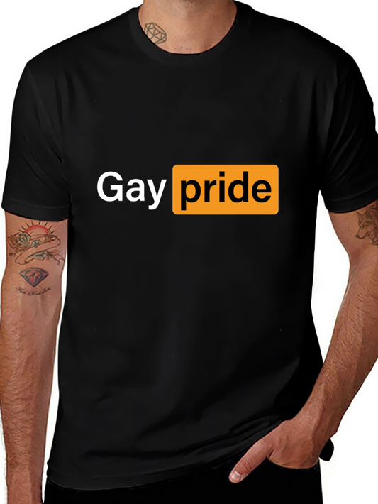 Gay Pride T-Shirt - Black Funny Graphic Tee