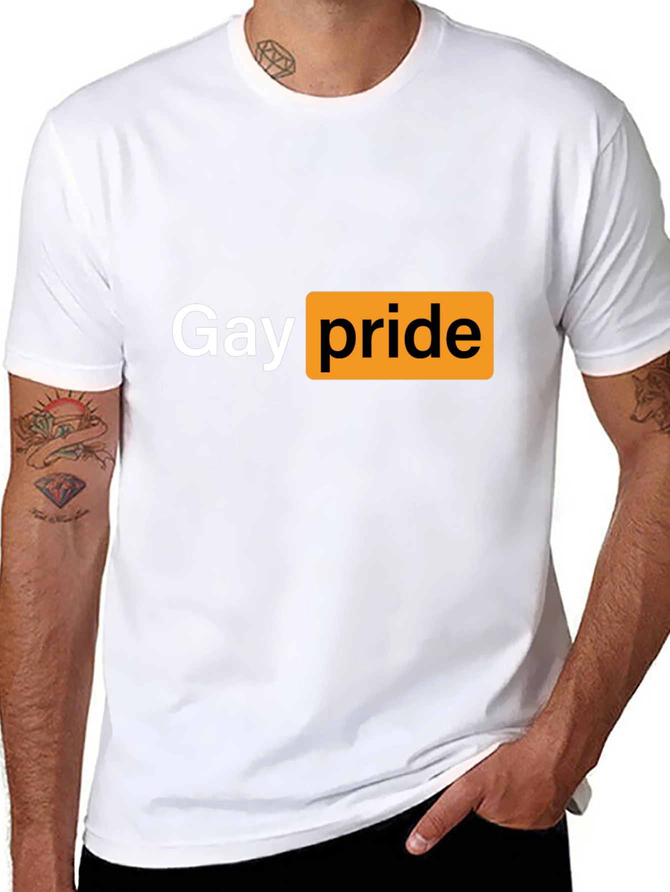 Gay Pride T-Shirt - Black Funny Graphic Tee