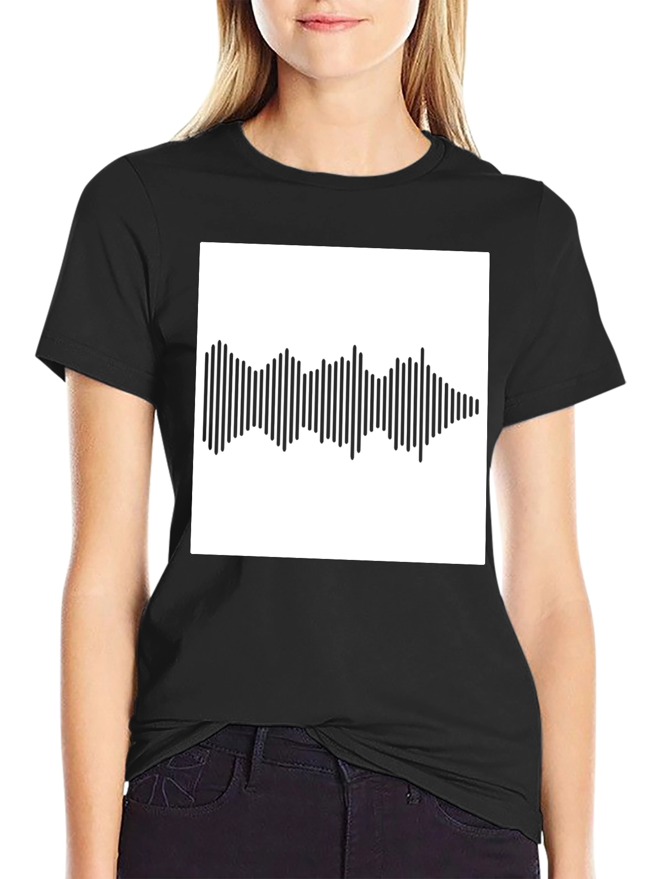 Soundwave Graphic Tee - Black