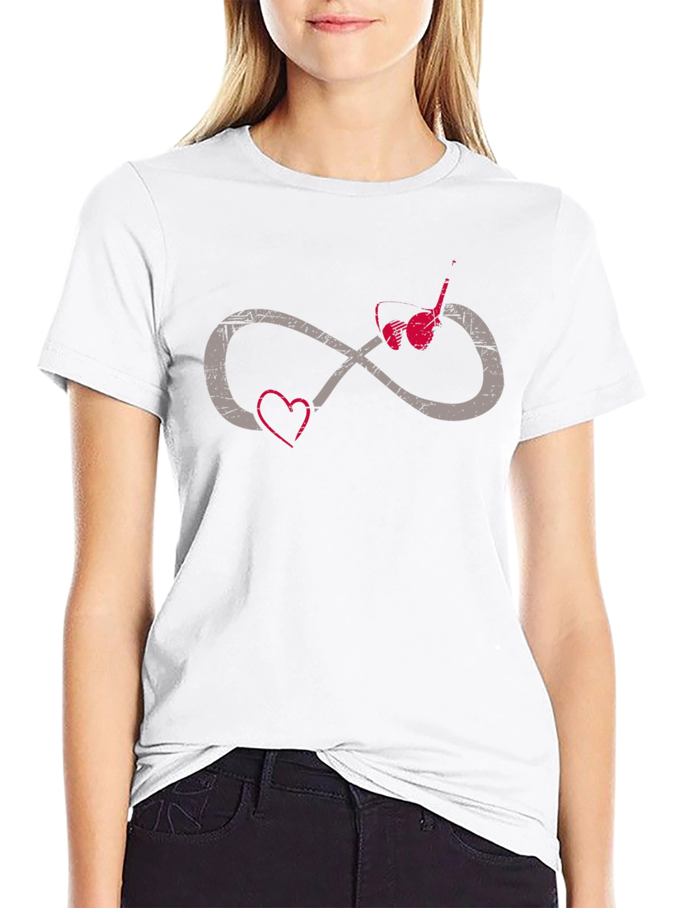 Love Music Infinity Symbol Graphic T-Shirt