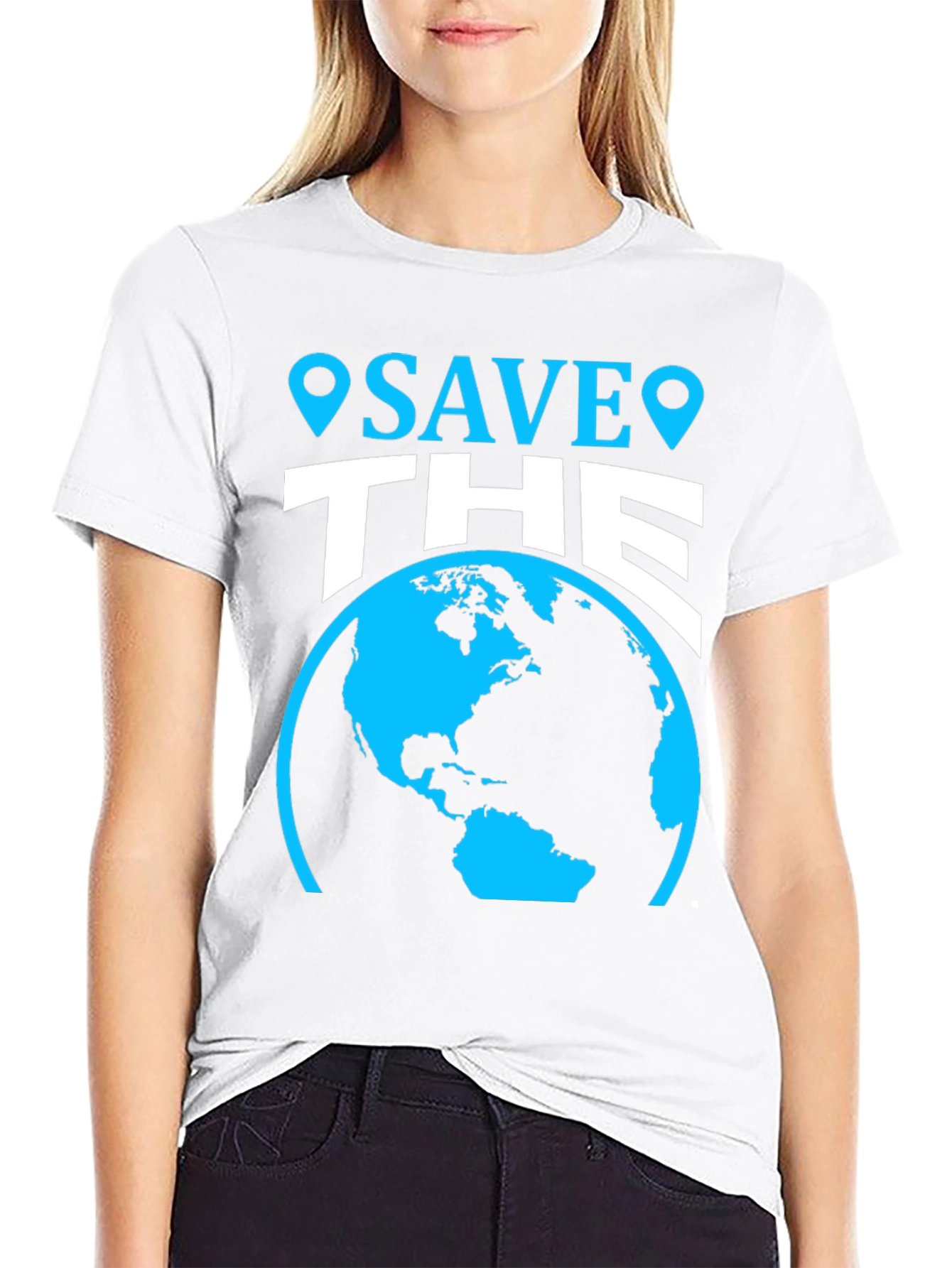 Save the Earth Graphic Tee - Environmentally Friendly