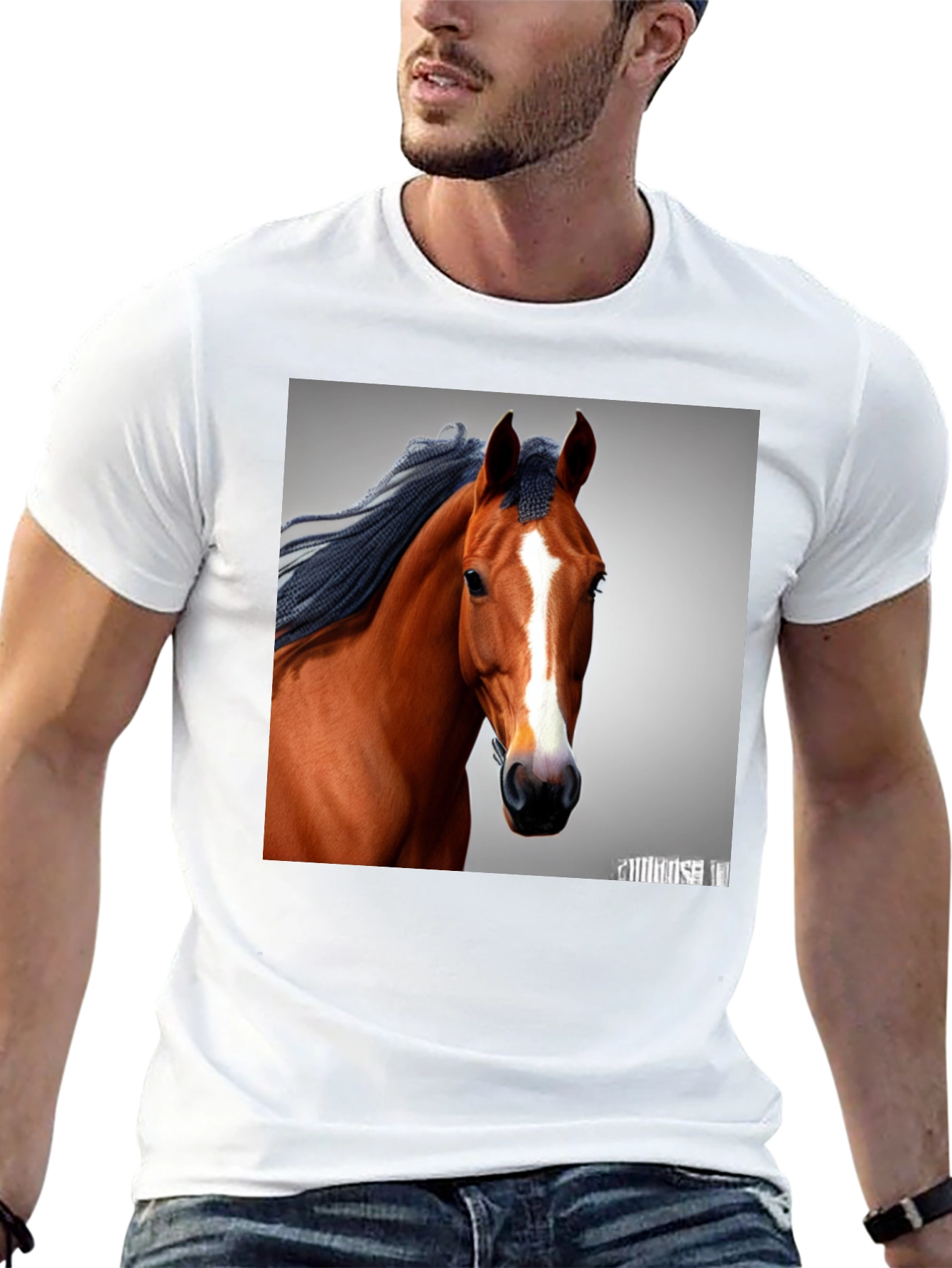 Horse Portrait Graphic Tee