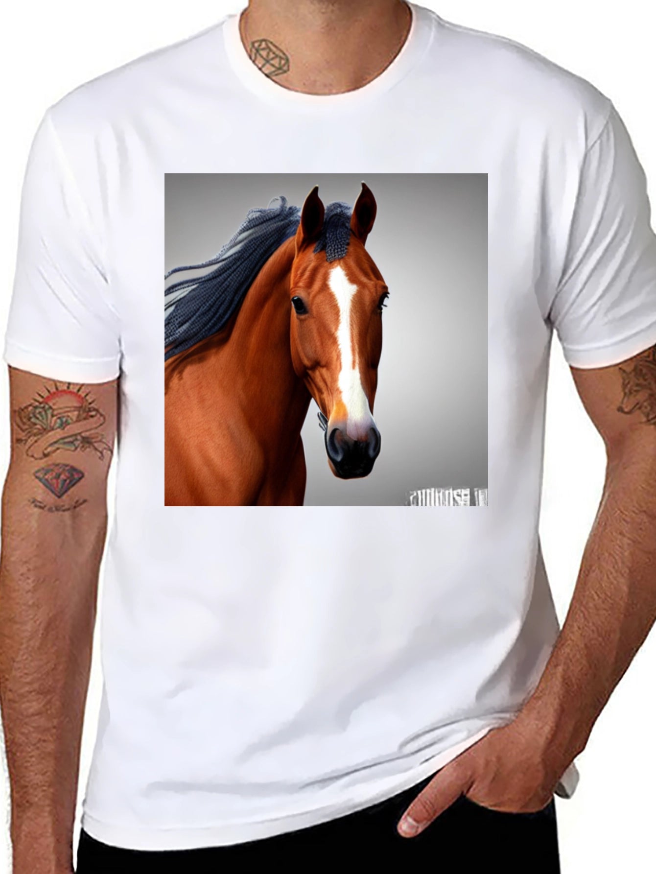 Horse Portrait Graphic Tee