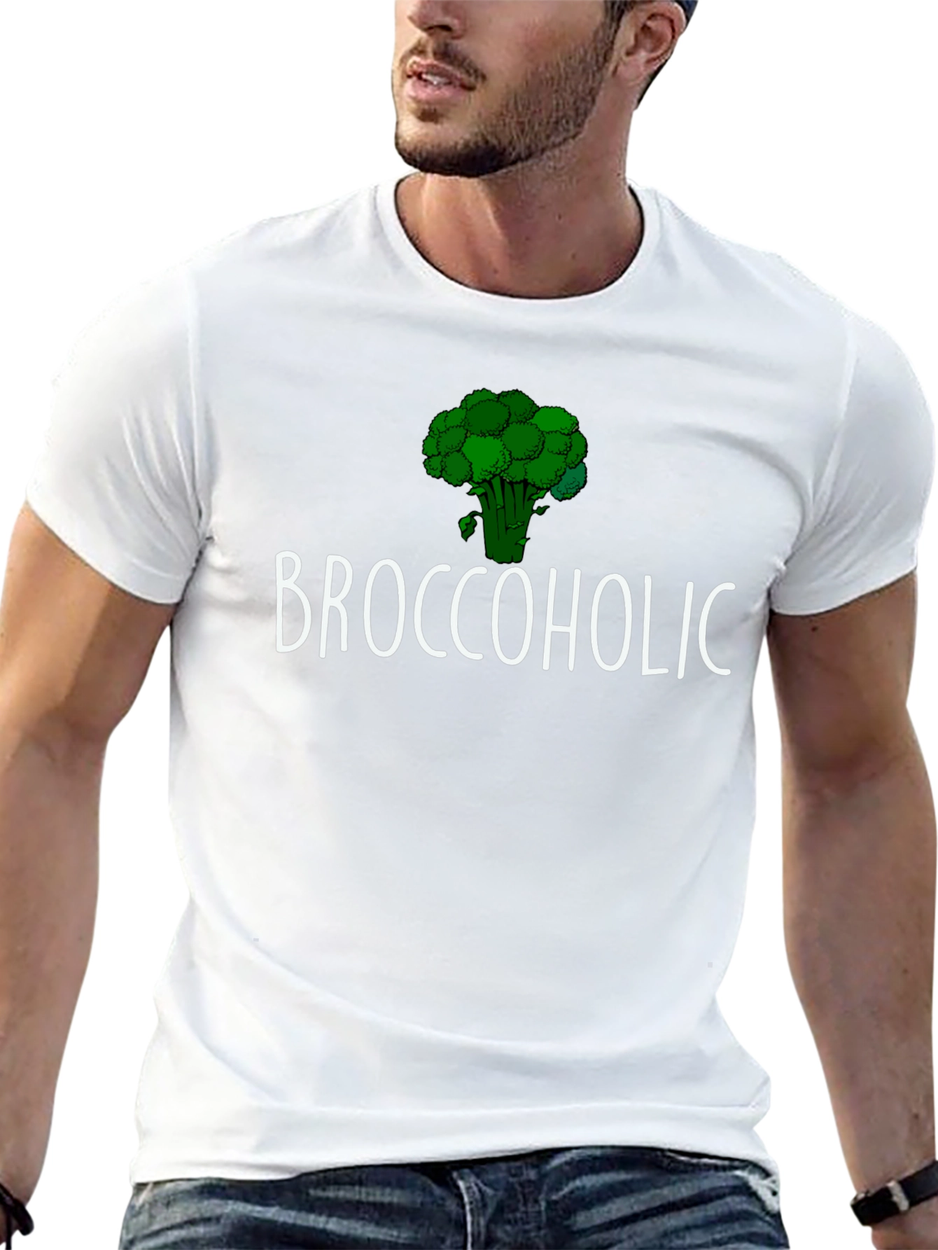 Broccoholic T-Shirt - Funny Broccoli Lover Tee