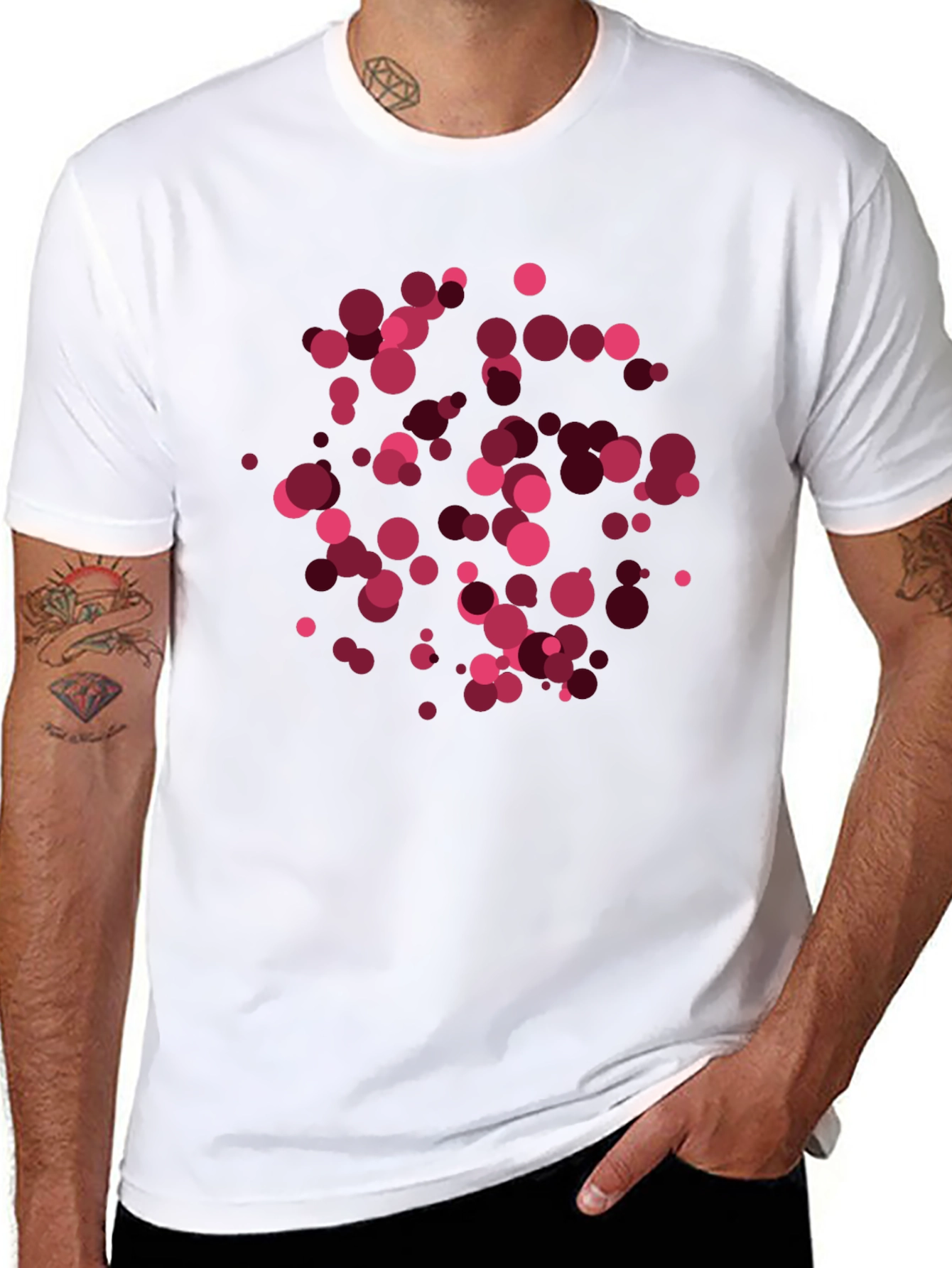 Abstract Circle Pattern T-Shirt