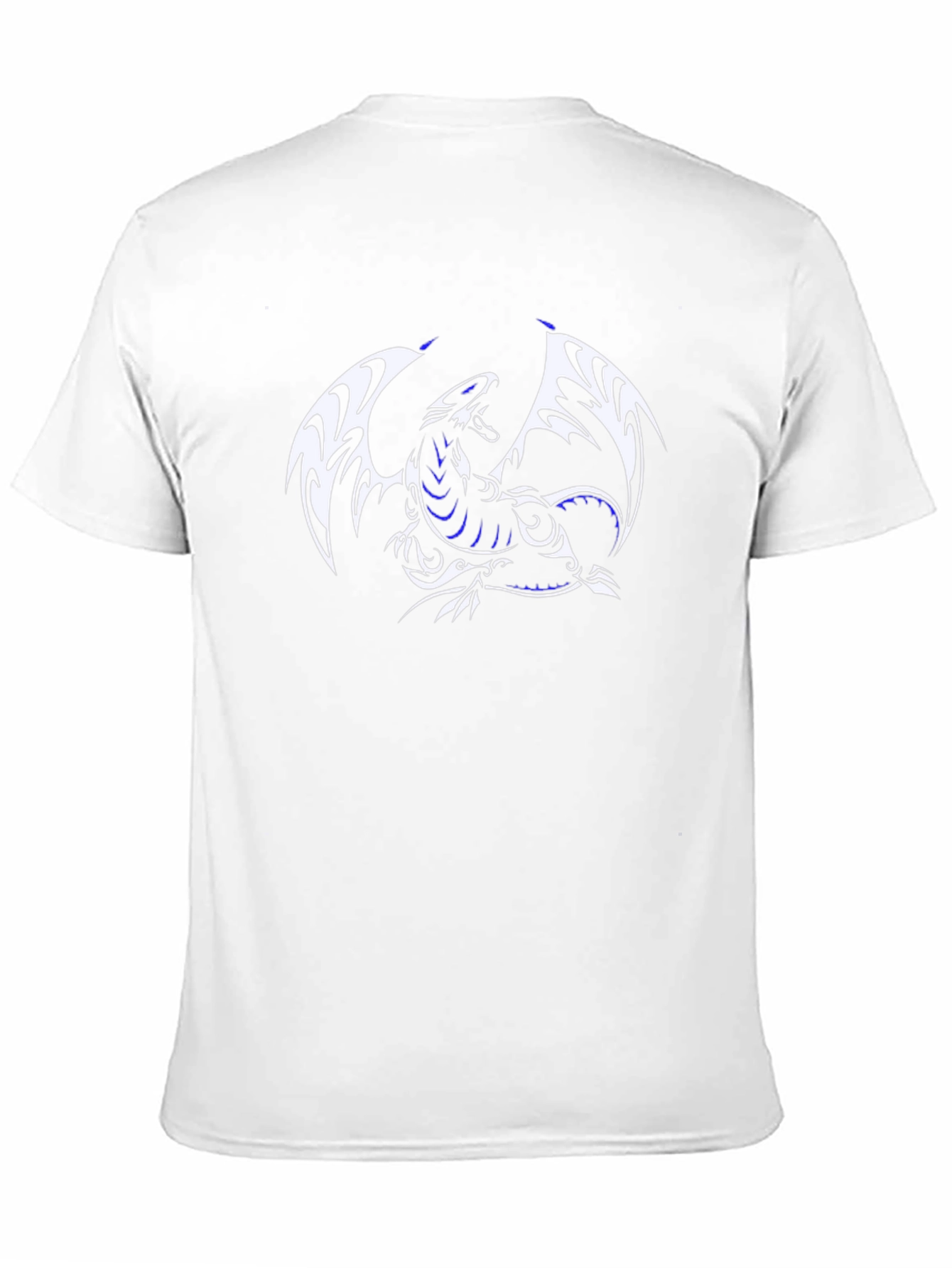 Dragon Graphic Tee - Black Cotton Blend Casual Wear