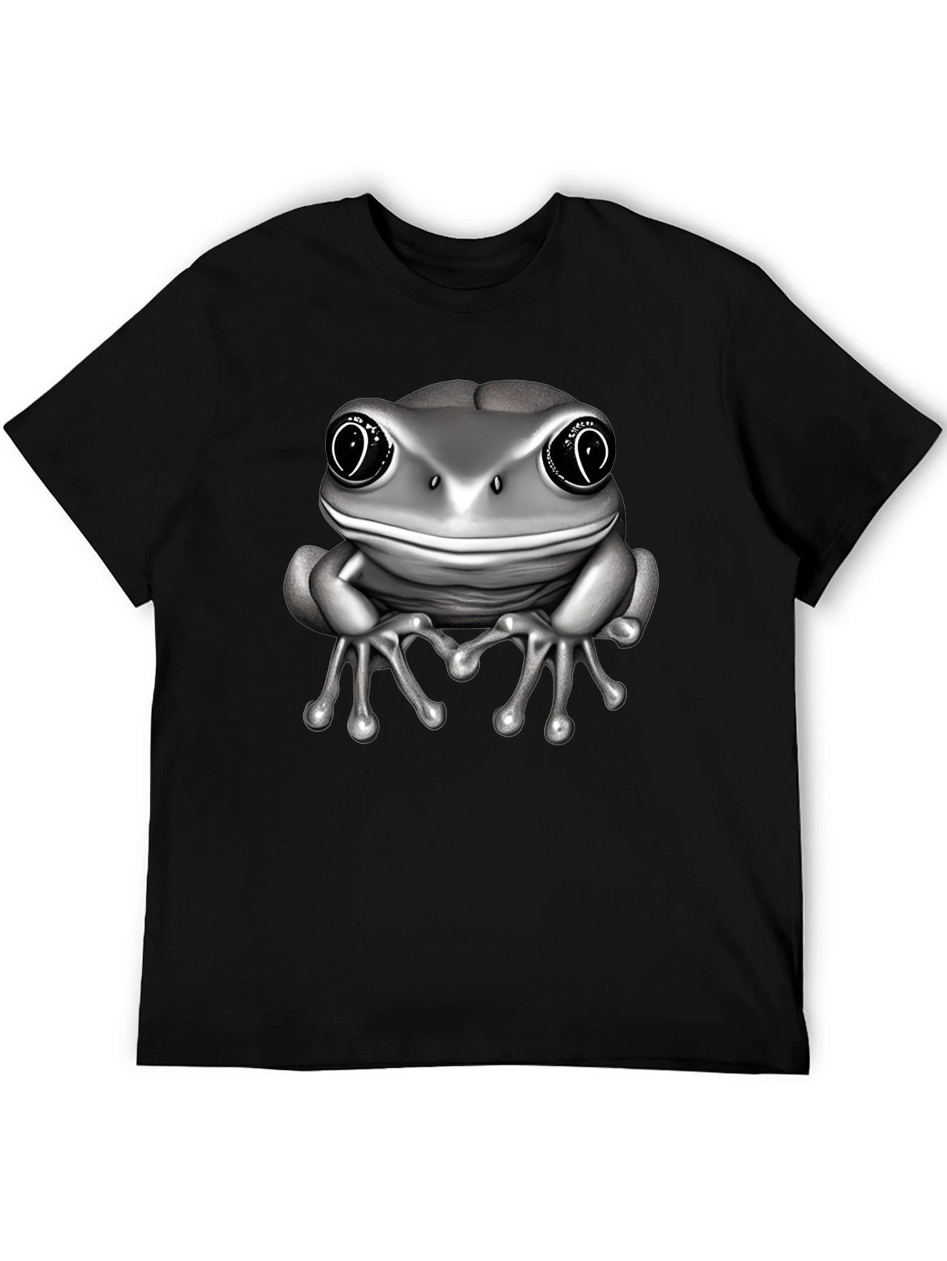 Frog Graphic Black T-Shirt for Men