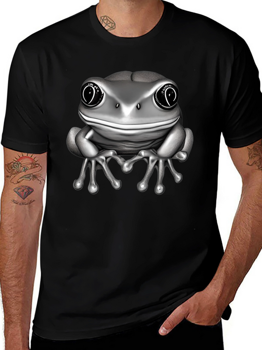 Frog Graphic Black T-Shirt for Men