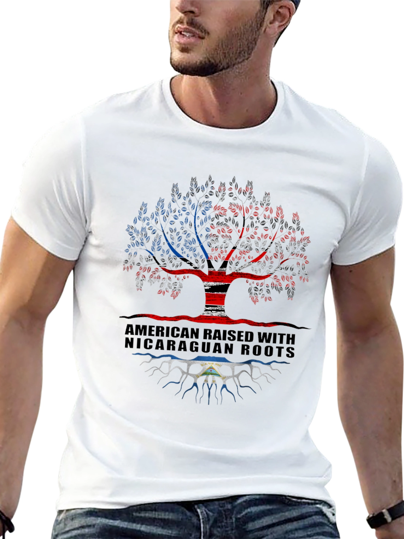 American Raised with Nicaraguan Roots T-Shirt