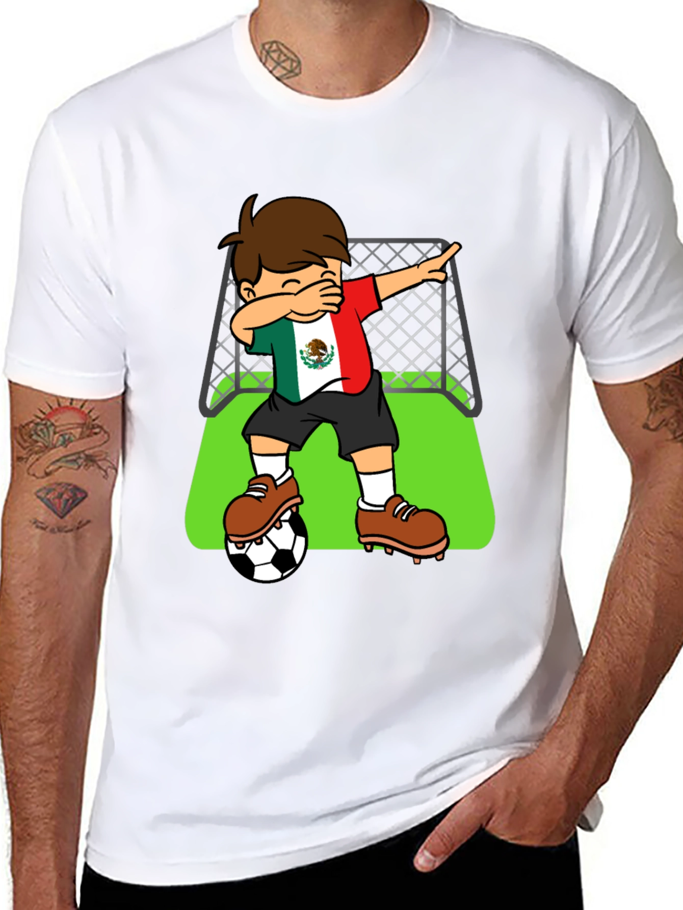 Mexican Soccer Dab T-Shirt