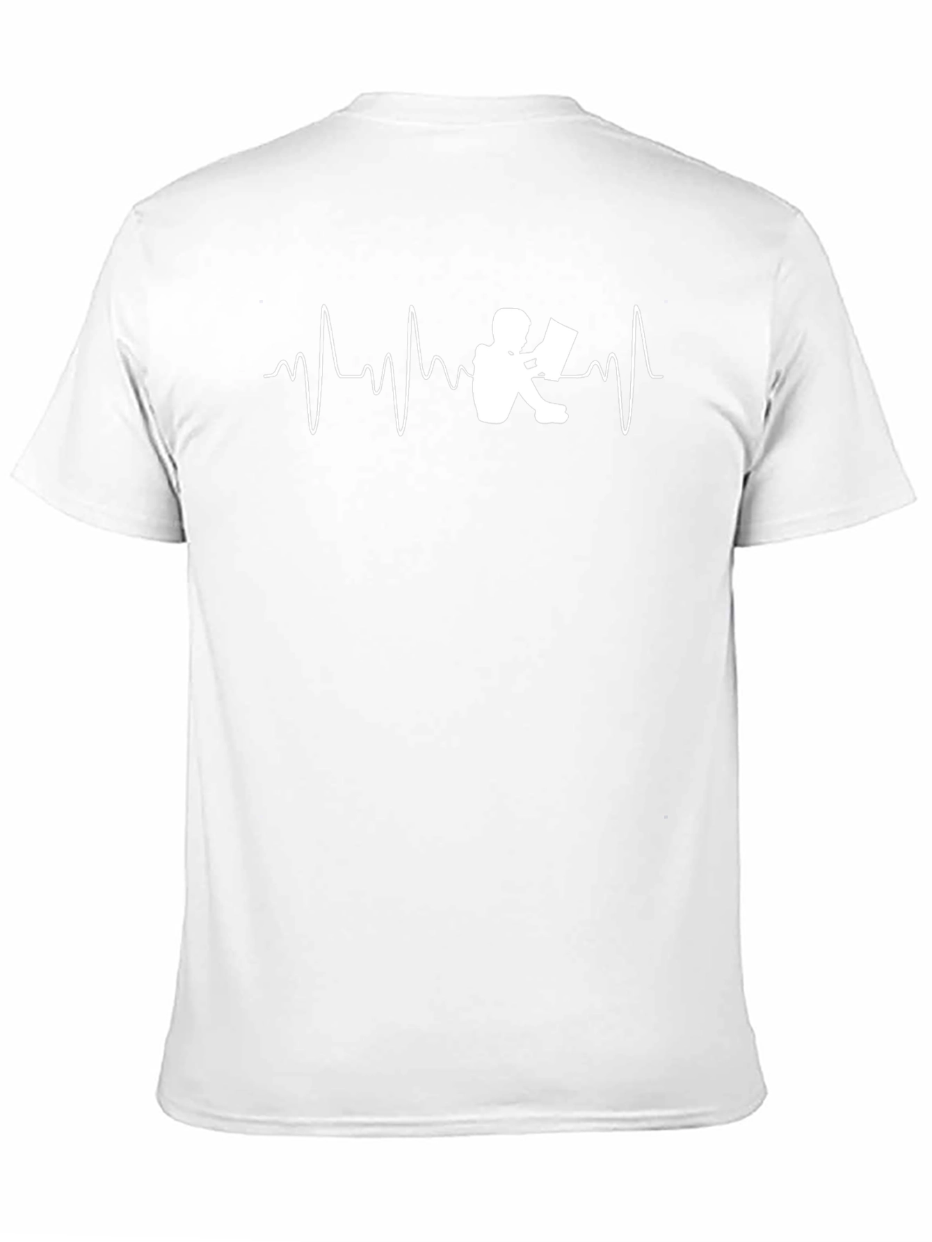 Reading Heartbeat Graphic T-Shirt - Black