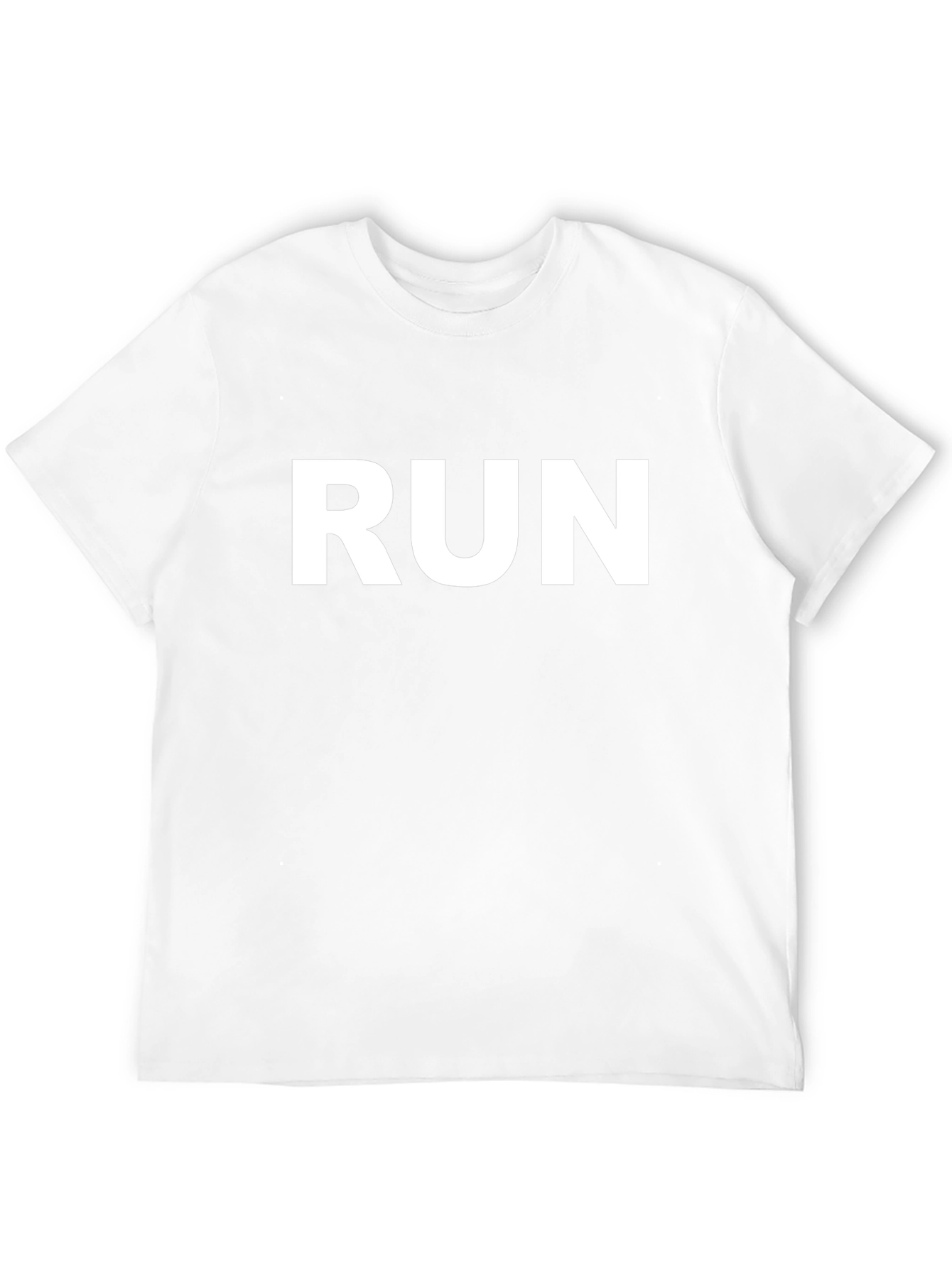 Run Graphic Black Tee