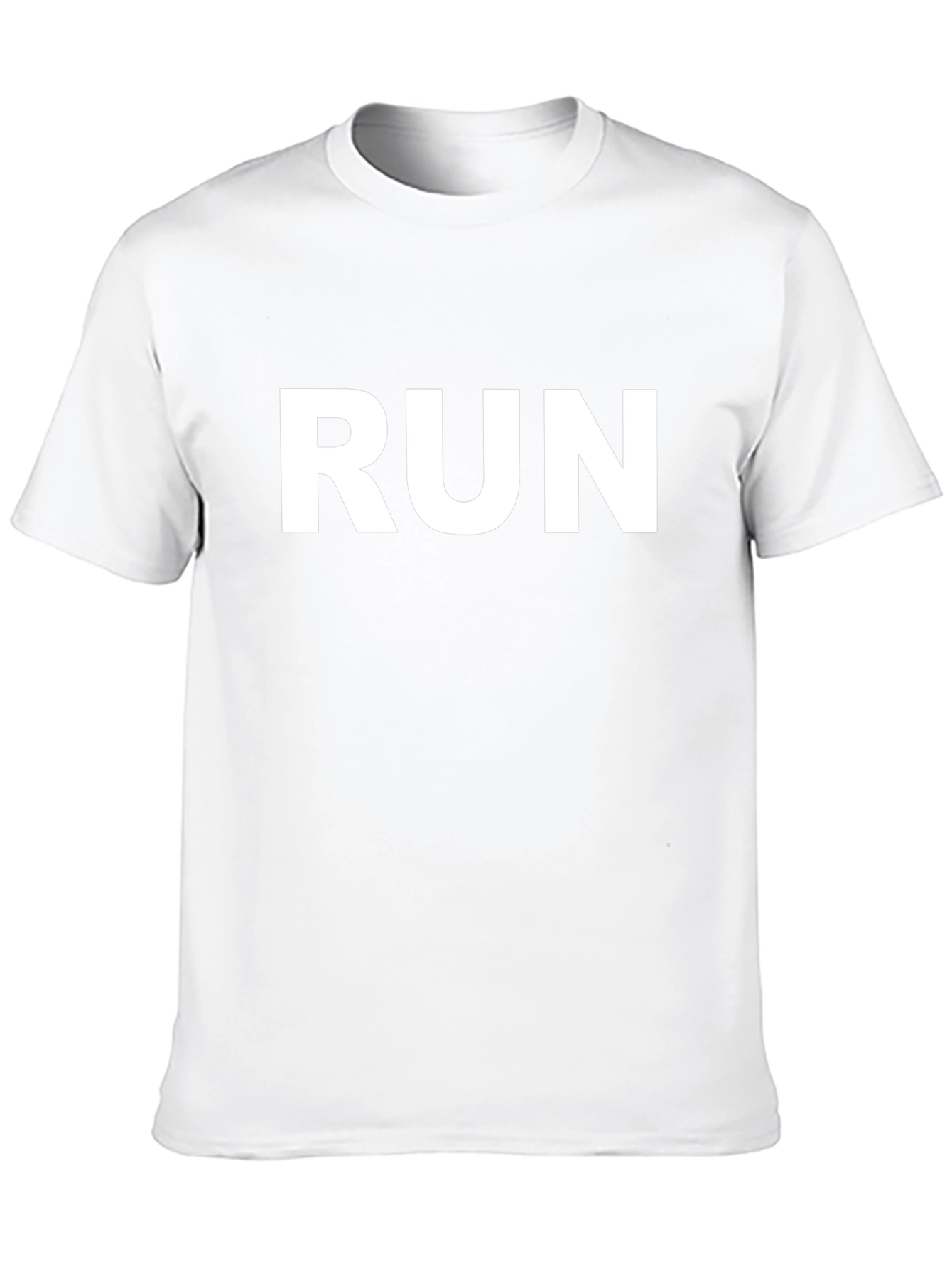 Run Graphic Black Tee