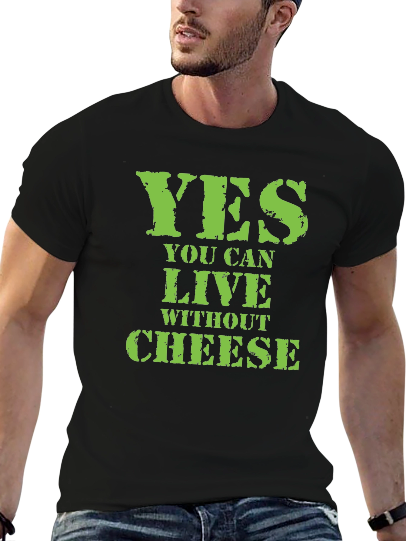 Funny Cheese Lover T-Shirt - Vegan Lifestyle