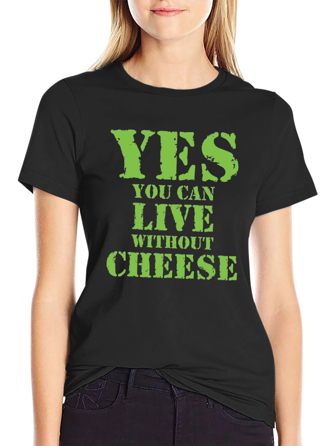 Funny Cheese Lover T-Shirt - Vegan Lifestyle