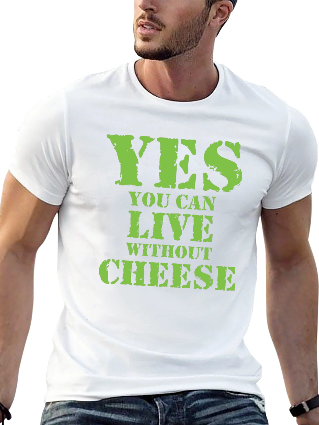 Funny Cheese Lover T-Shirt - Vegan Lifestyle