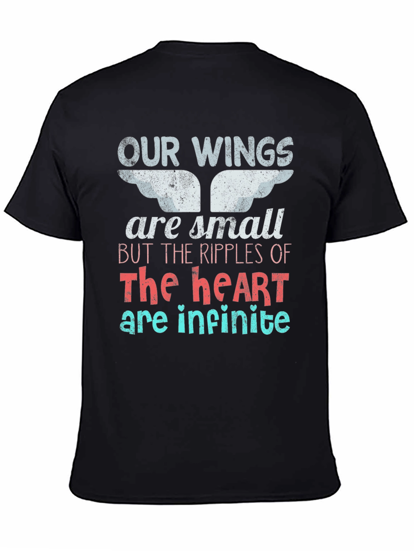 Inspirational Wings Heart Graphic Tee