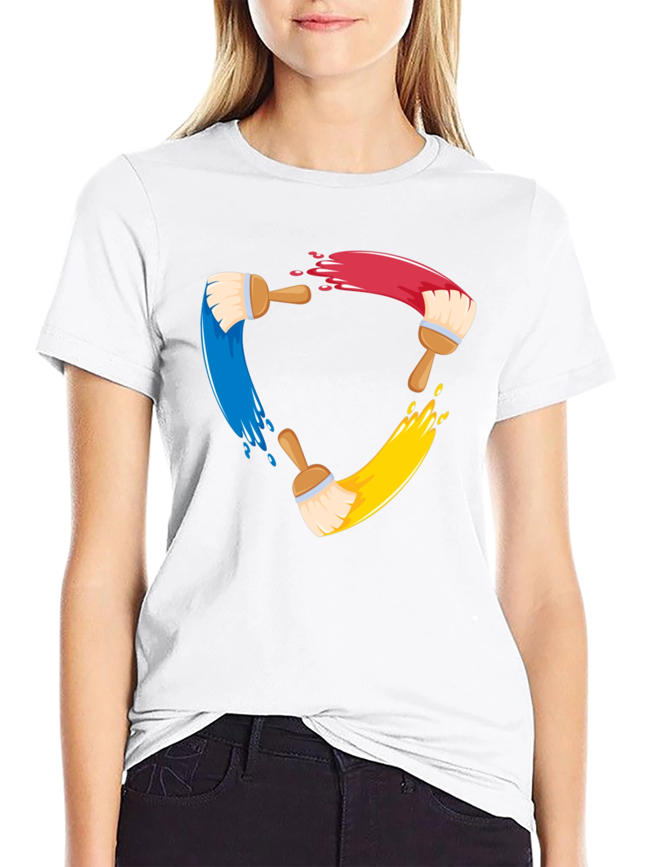 Creative Painters Brush T-Shirt
