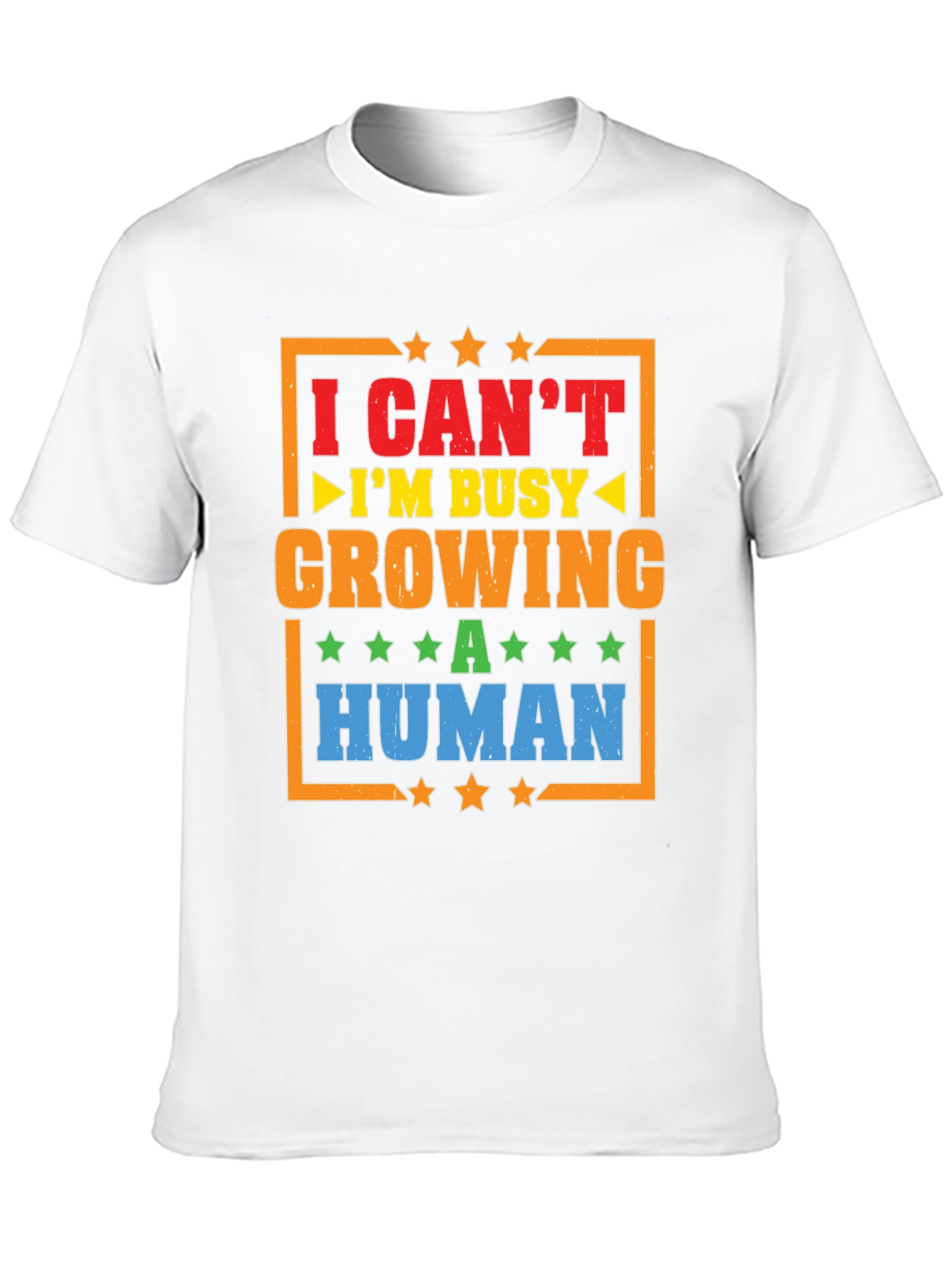 I Cant Im Busy Growing A Human Graphic T-Shirt
