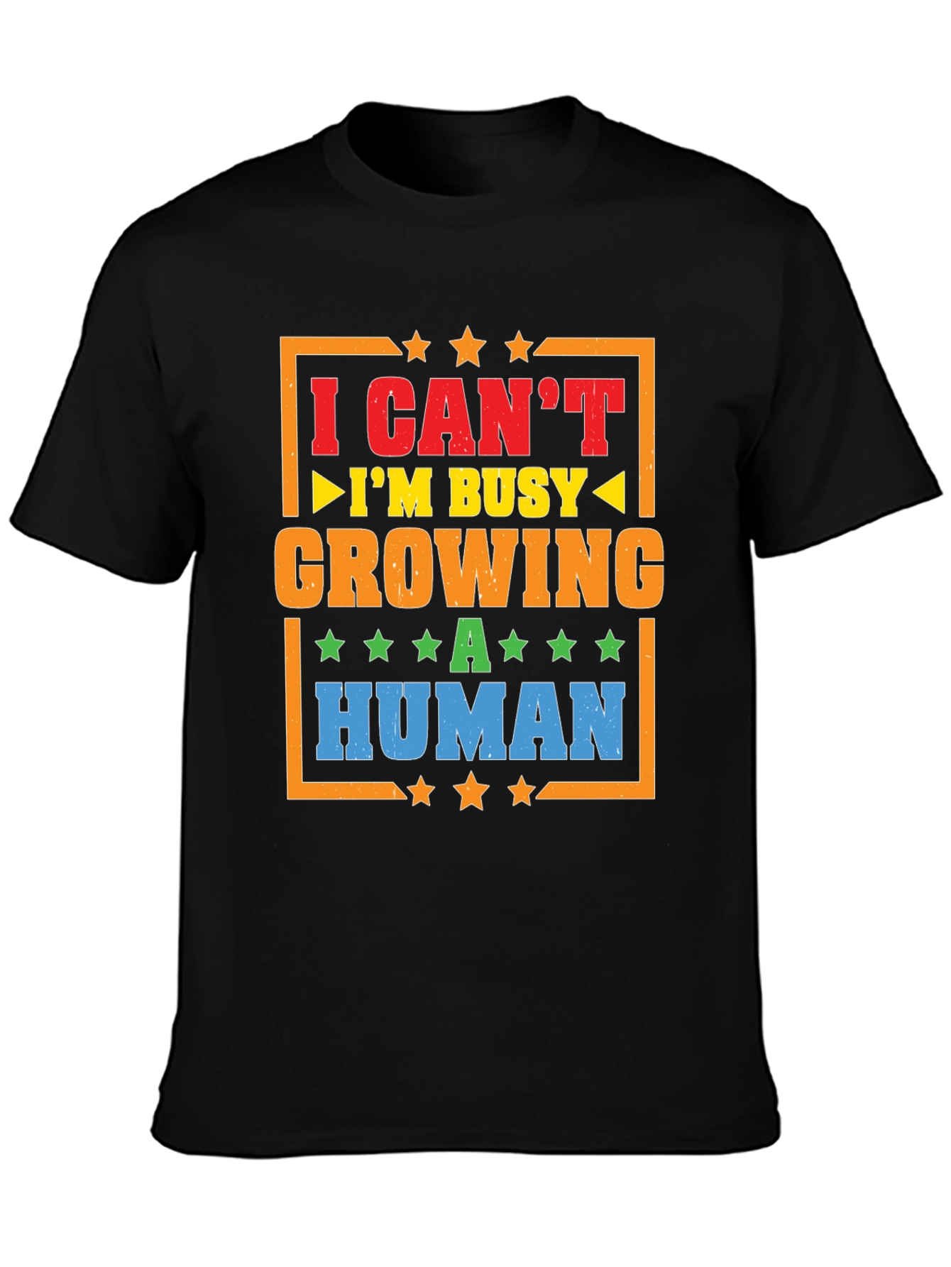 I Cant Im Busy Growing A Human Graphic T-Shirt