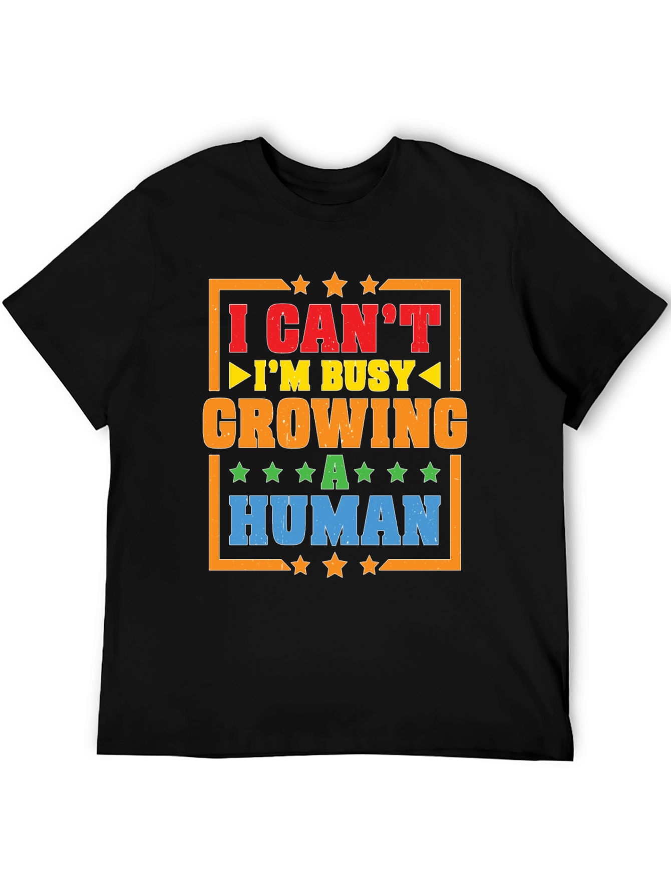I Cant Im Busy Growing A Human Graphic T-Shirt