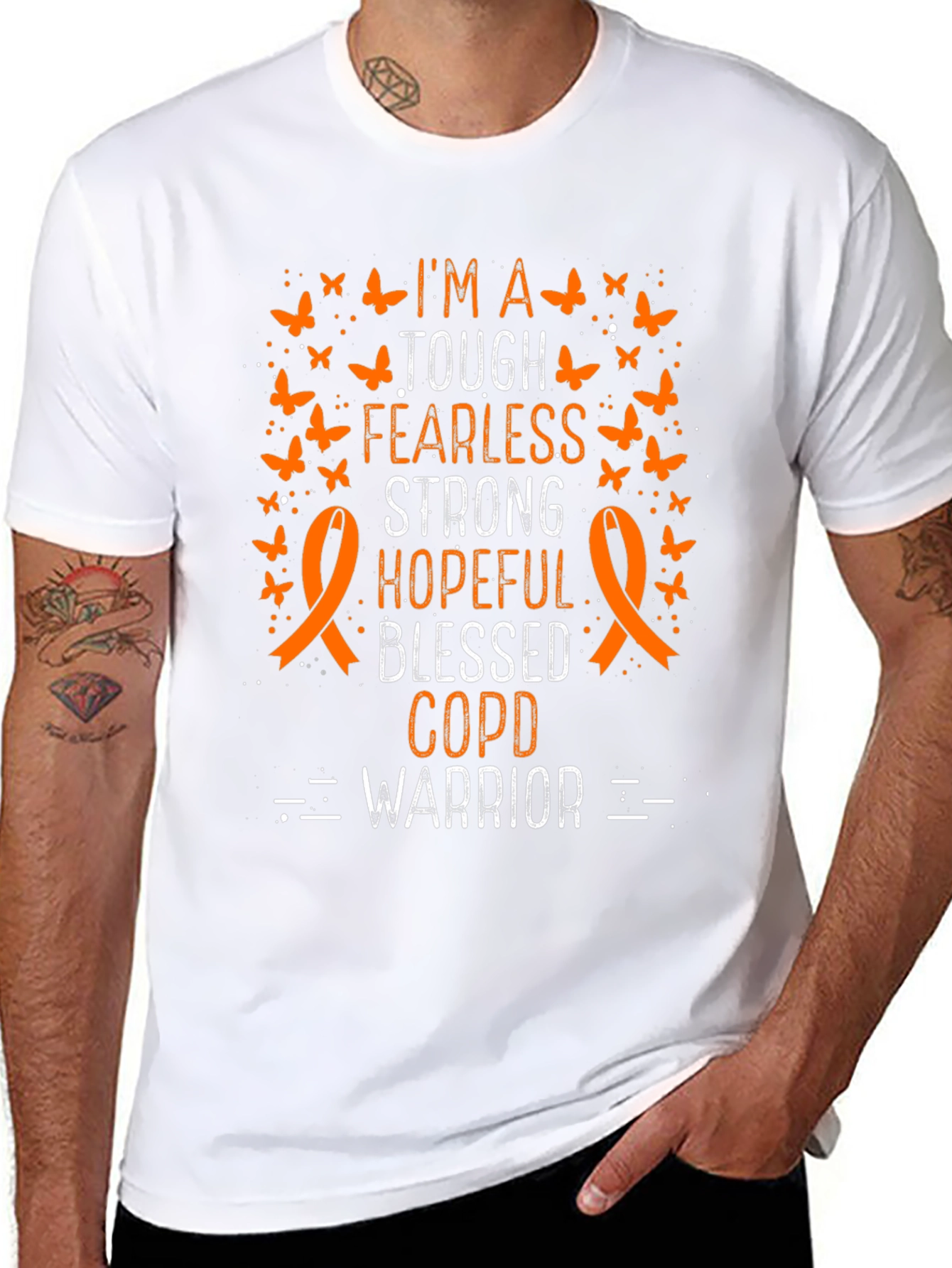 COPD Warrior Butterfly T-Shirt