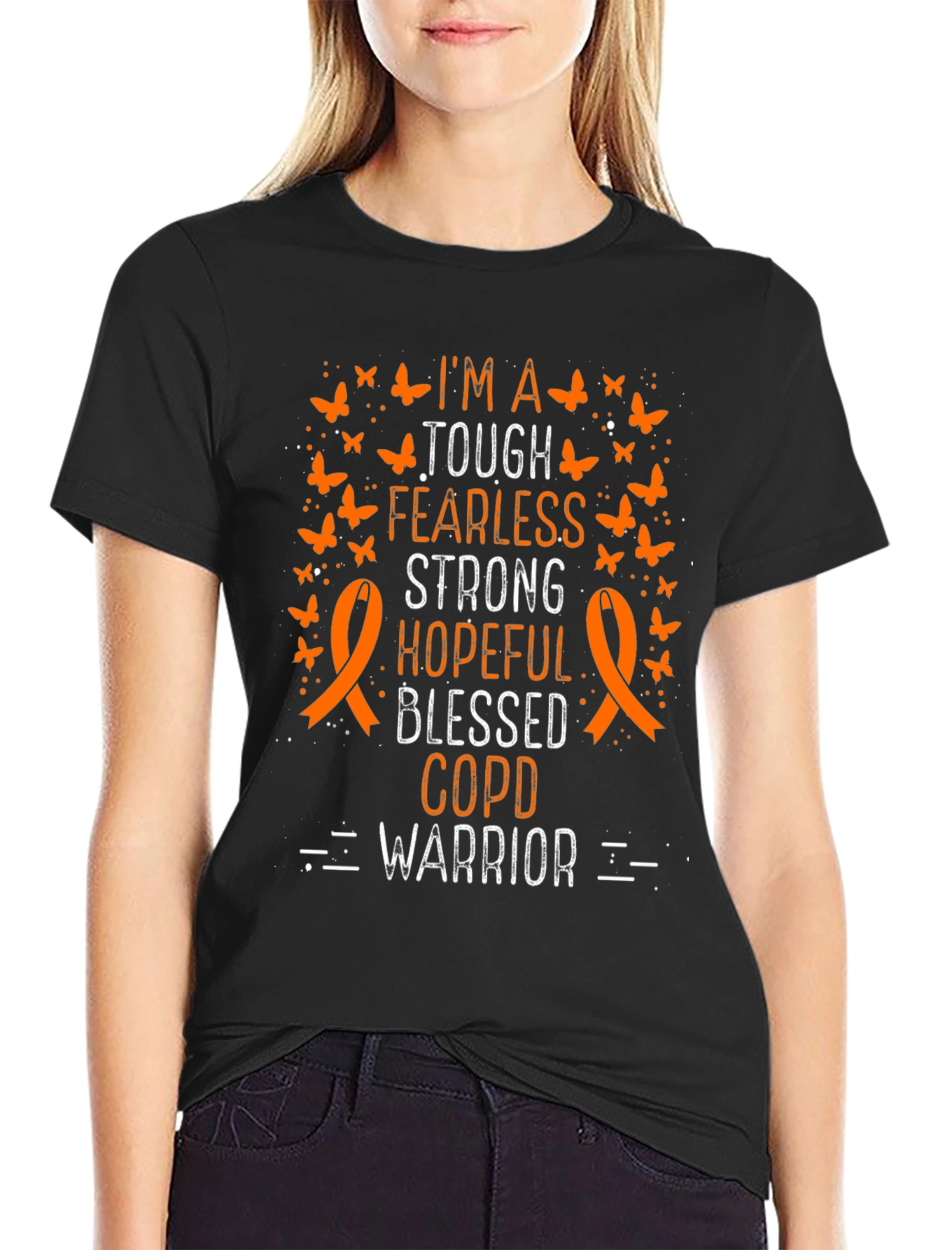 COPD Warrior Butterfly T-Shirt