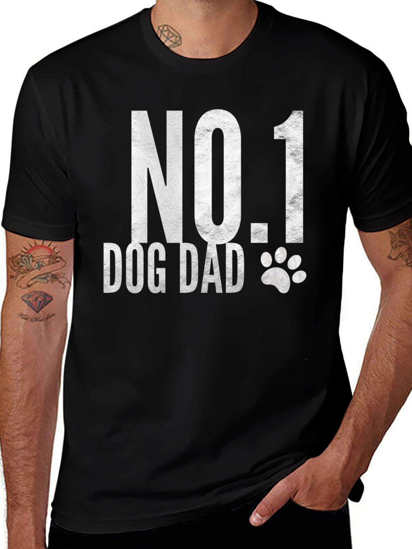No. 1 Dog Dad T-Shirt - Perfect Gift!