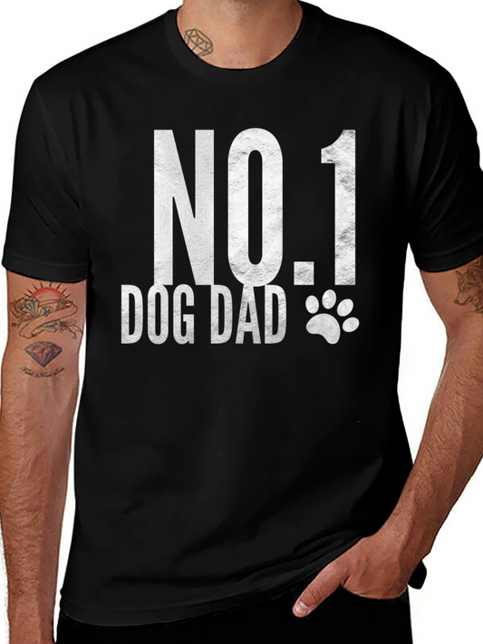 No. 1 Dog Dad T-Shirt - Perfect Gift!