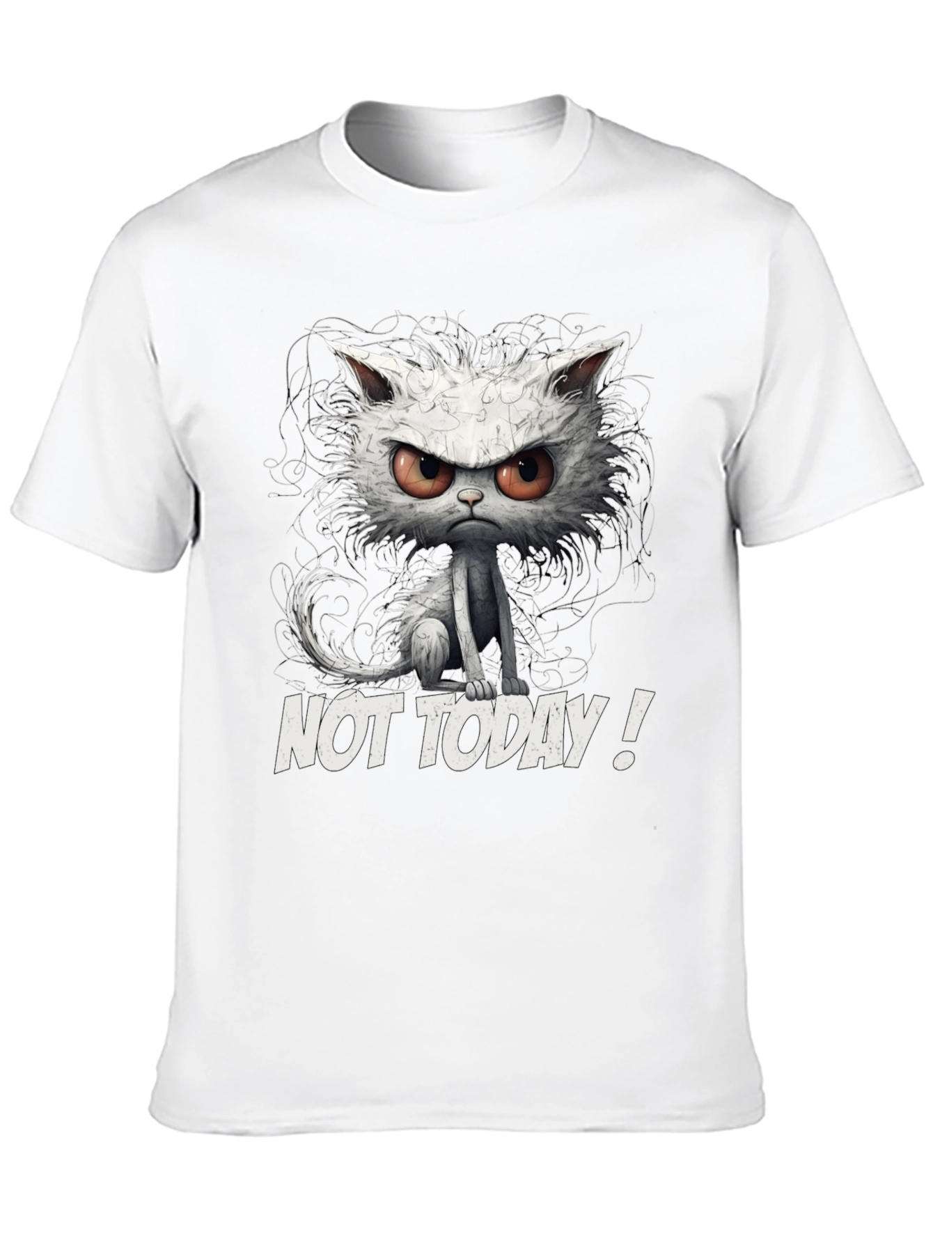 Grumpy Cat Not Today Graphic T-Shirt