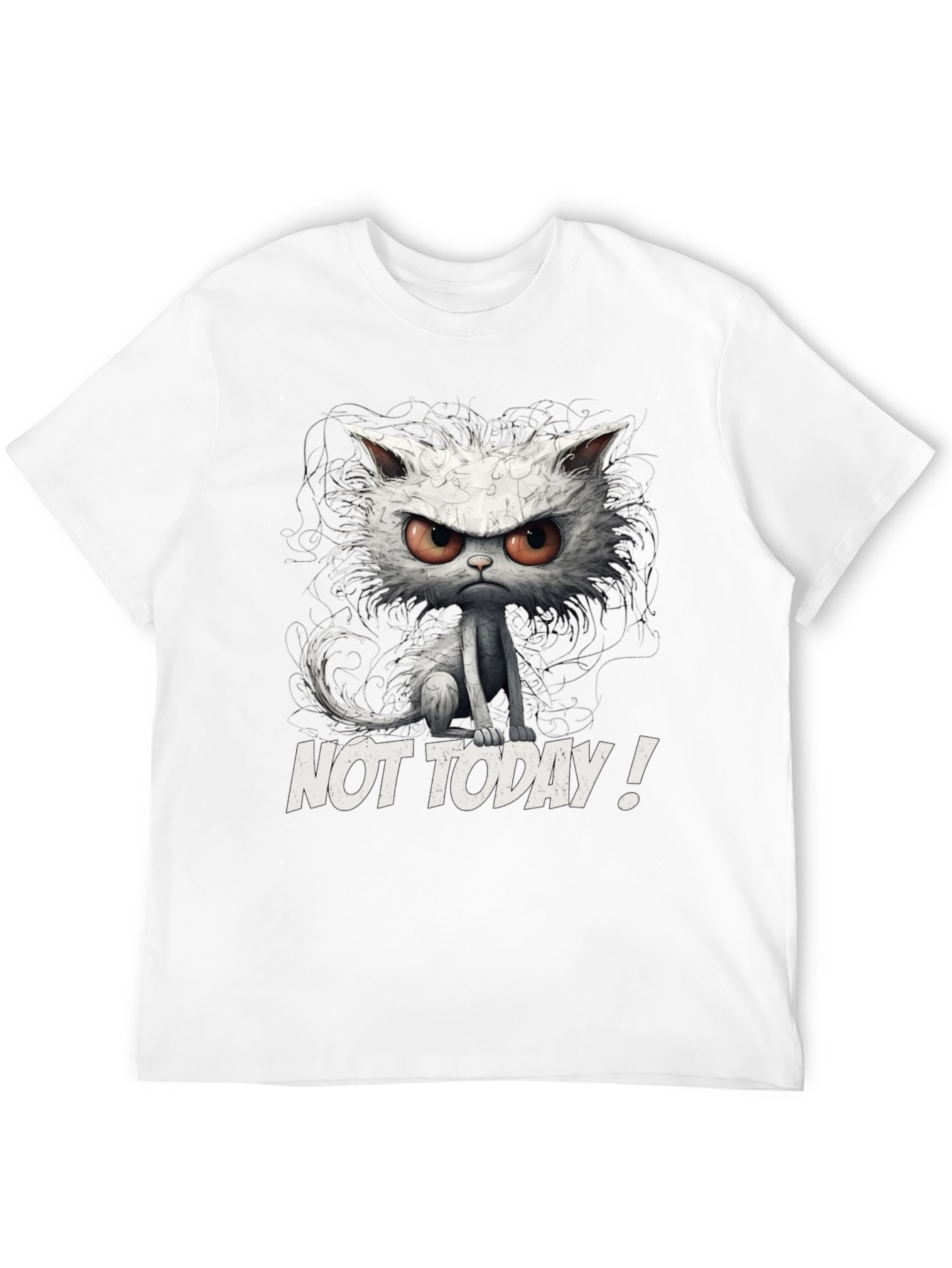 Grumpy Cat Not Today Graphic T-Shirt