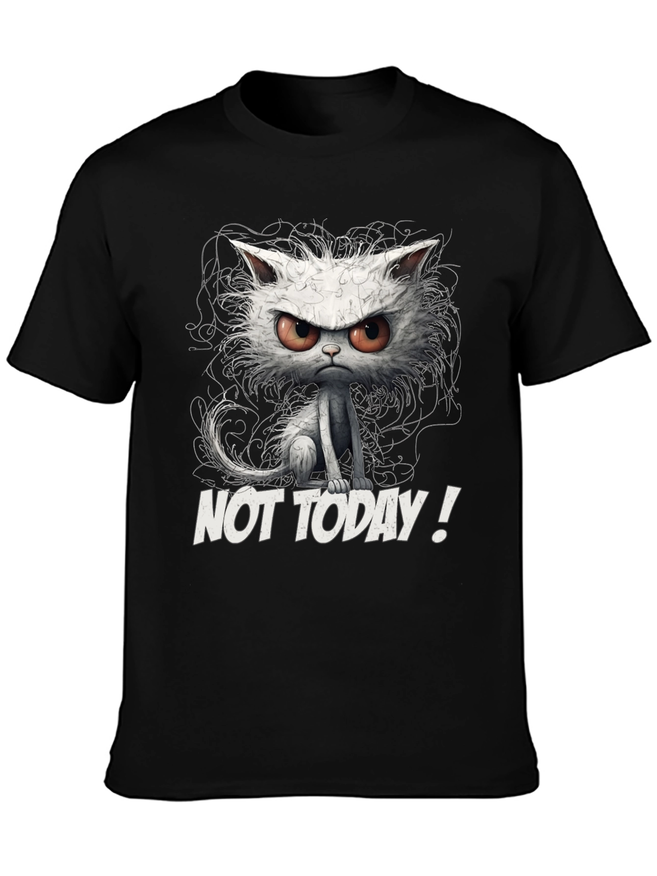 Grumpy Cat Not Today Graphic T-Shirt