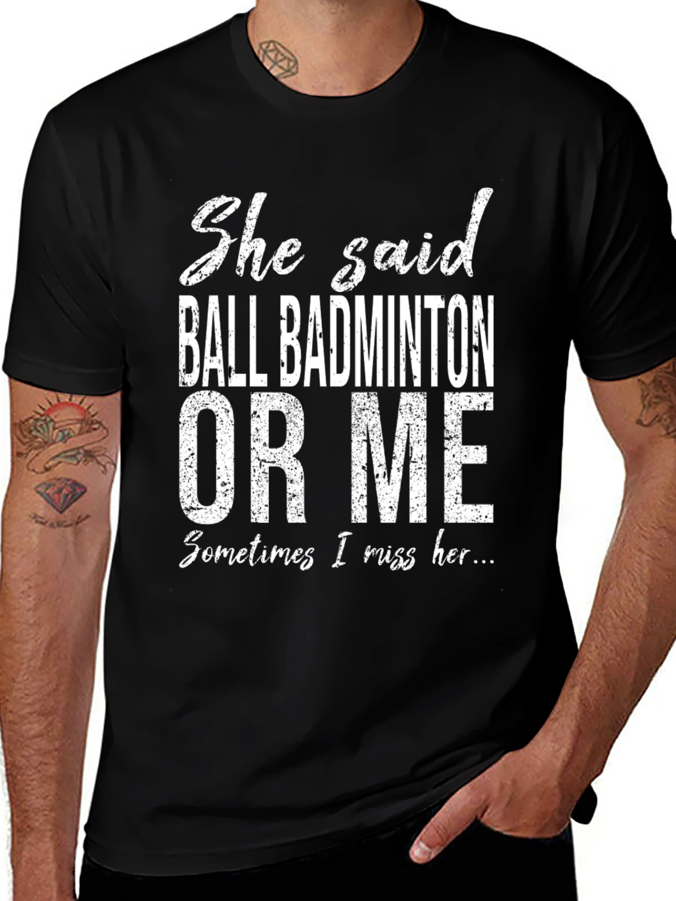Ball Badminton or Me T-Shirt
