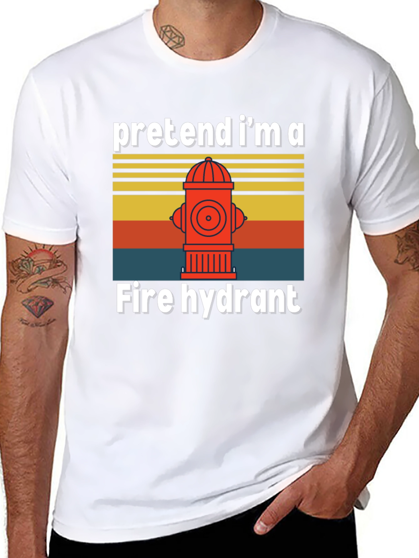 Pretend Im A Fire Hydrant T-Shirt