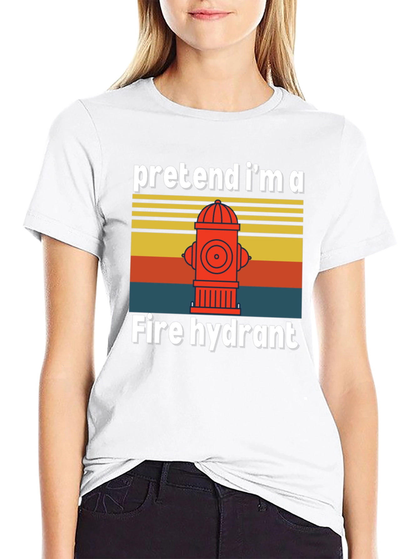 Pretend Im A Fire Hydrant T-Shirt