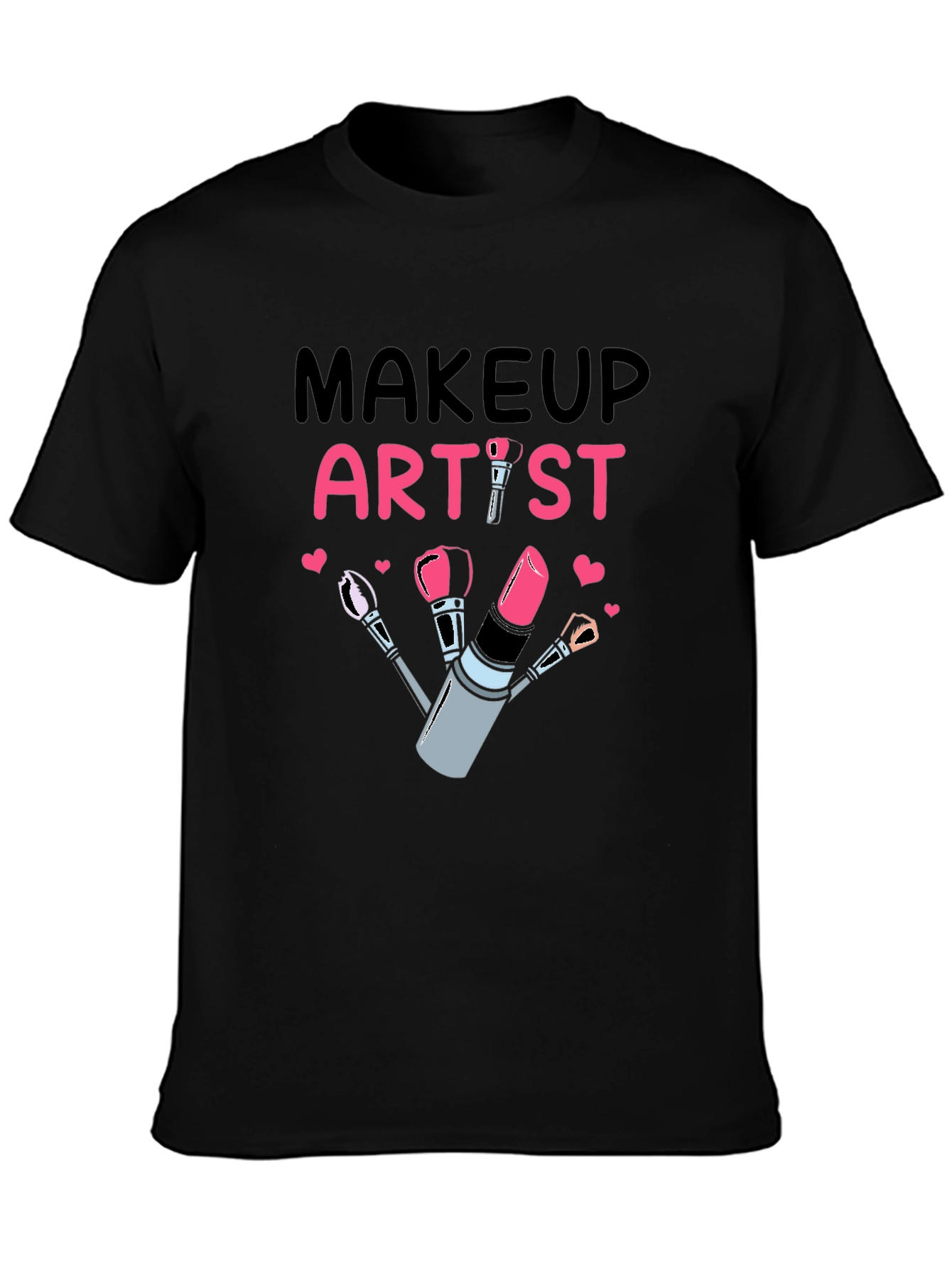 Makeup Artist Black Graphic Tee