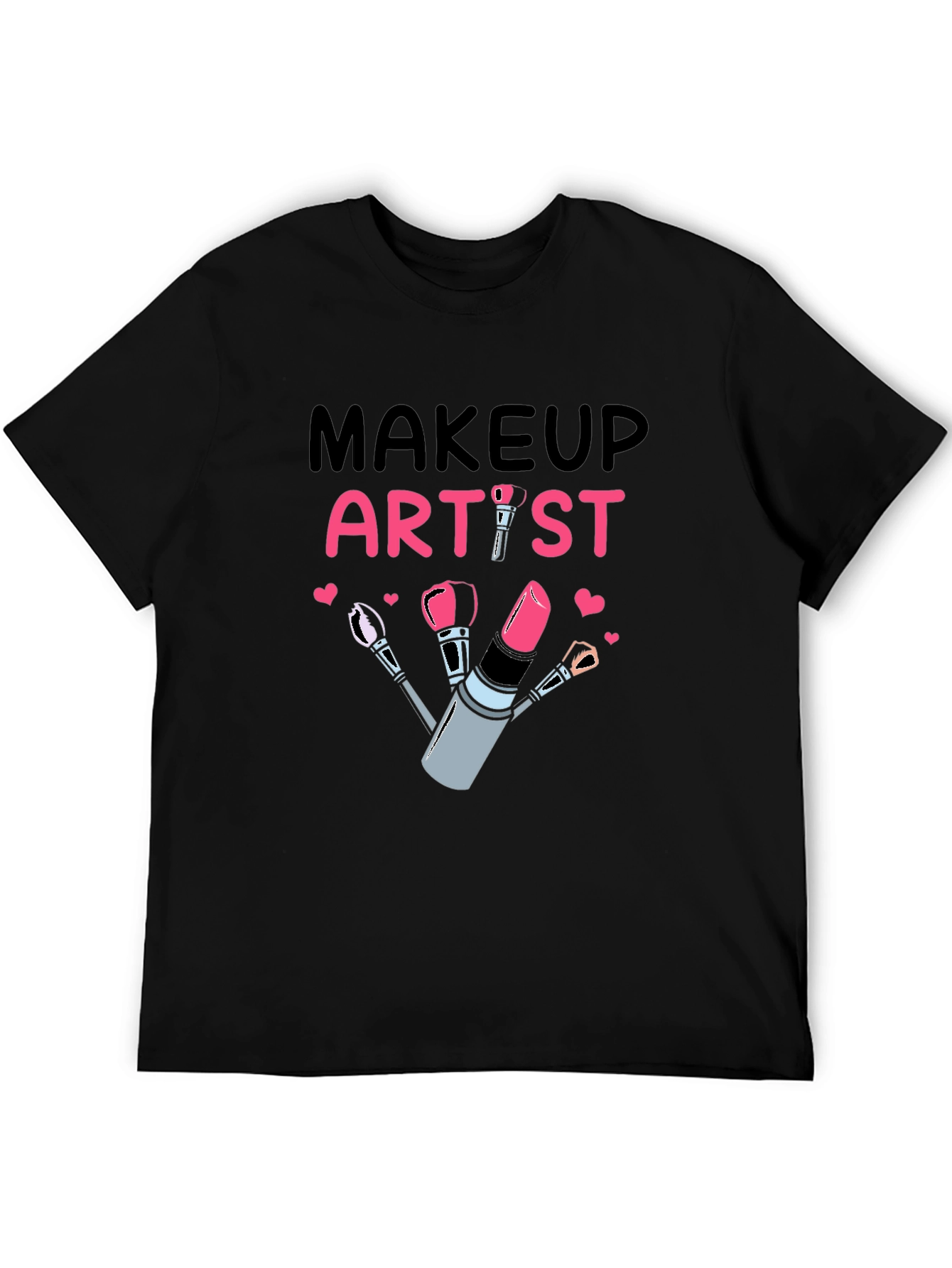 Makeup Artist Black Graphic Tee