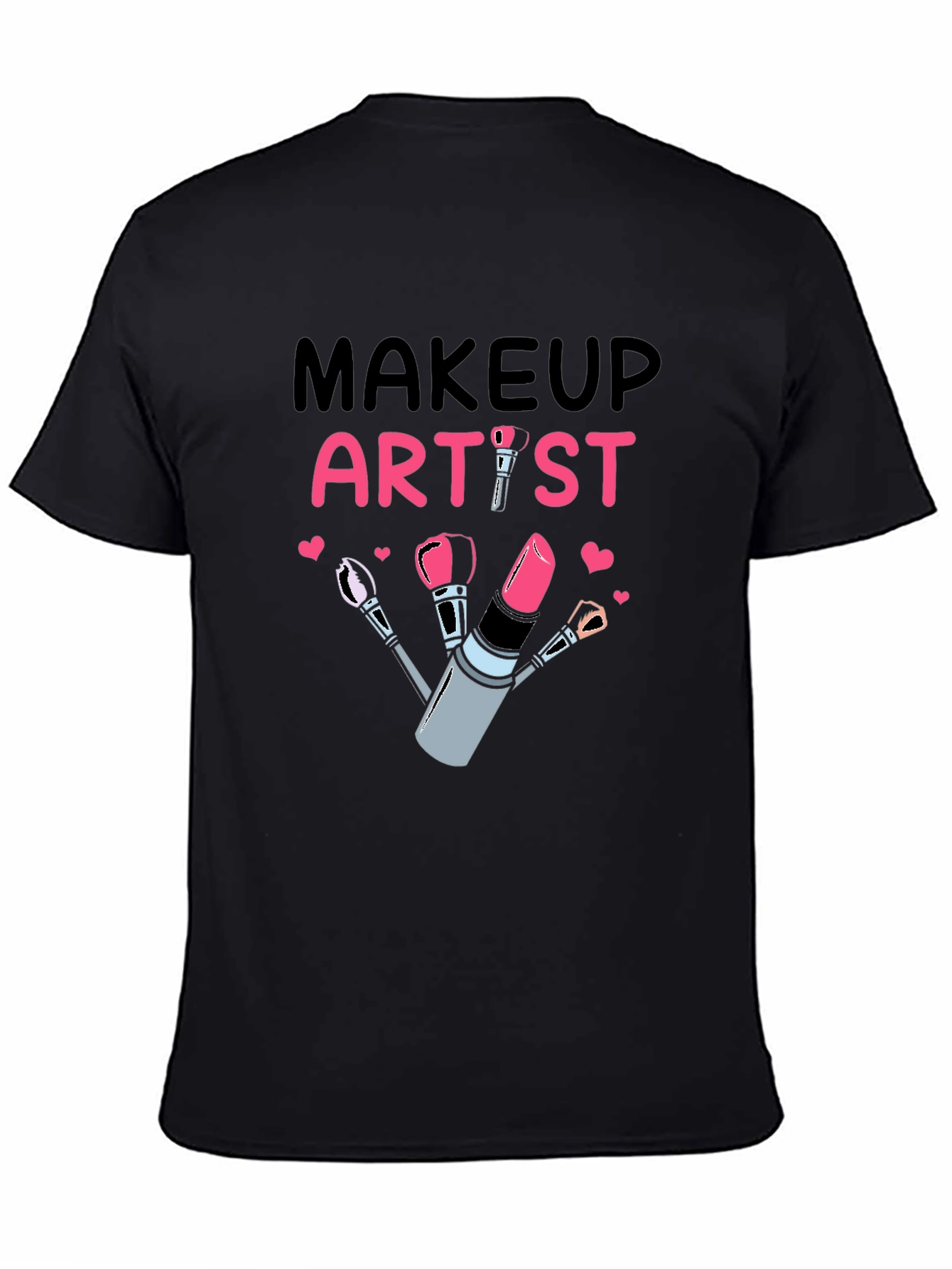 Makeup Artist Black Graphic Tee