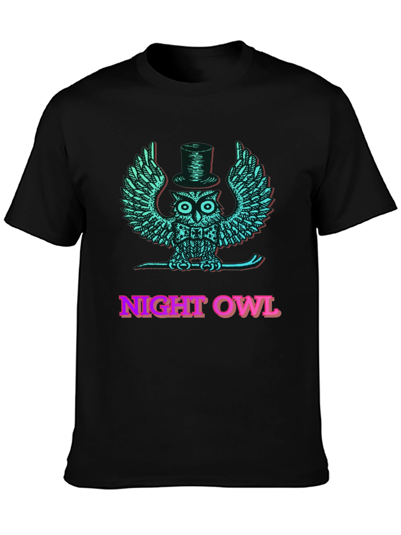 Night Owl Graphic Tee - Cool Mens T-Shirt