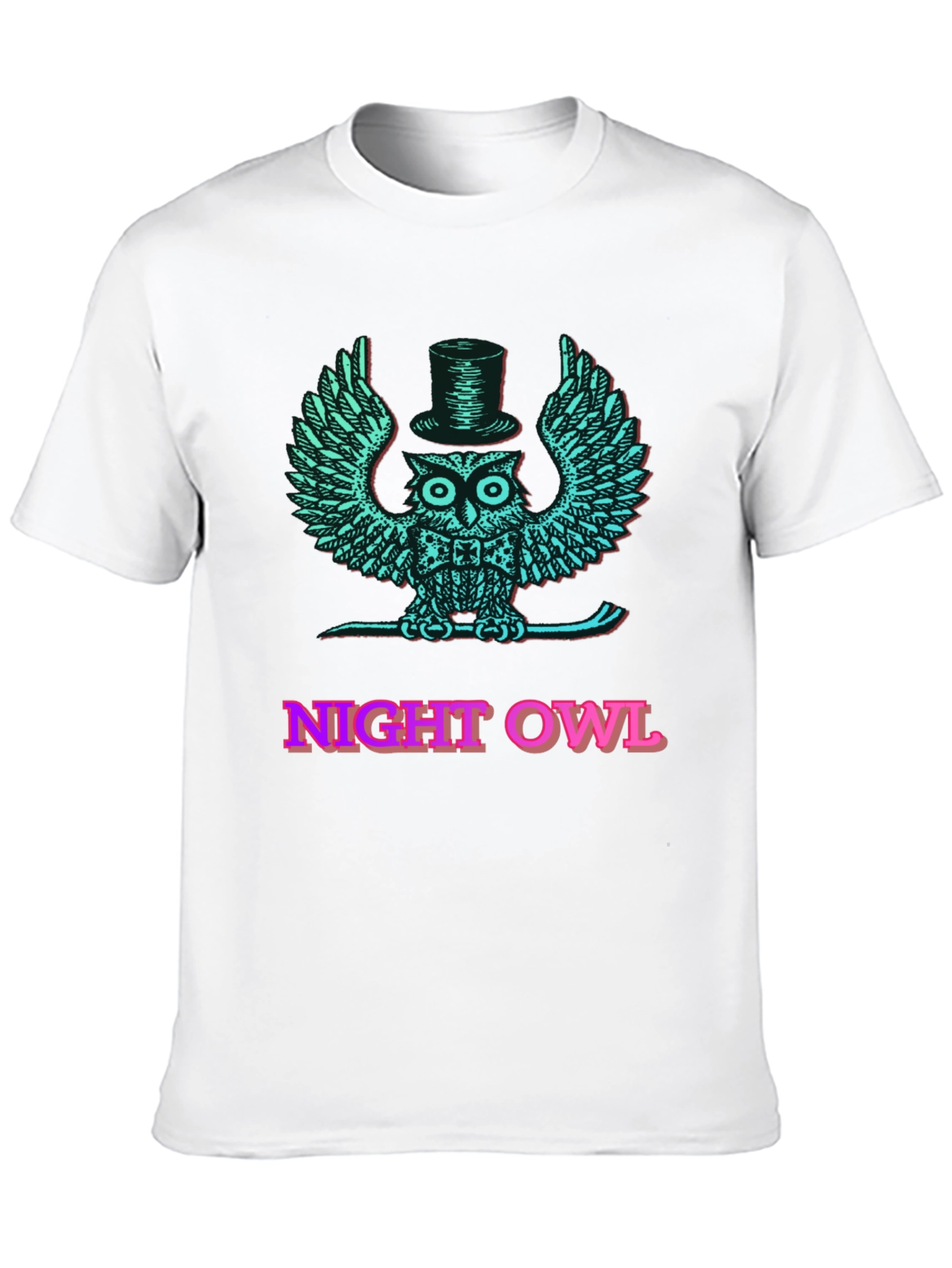 Night Owl Graphic Tee - Cool Mens T-Shirt