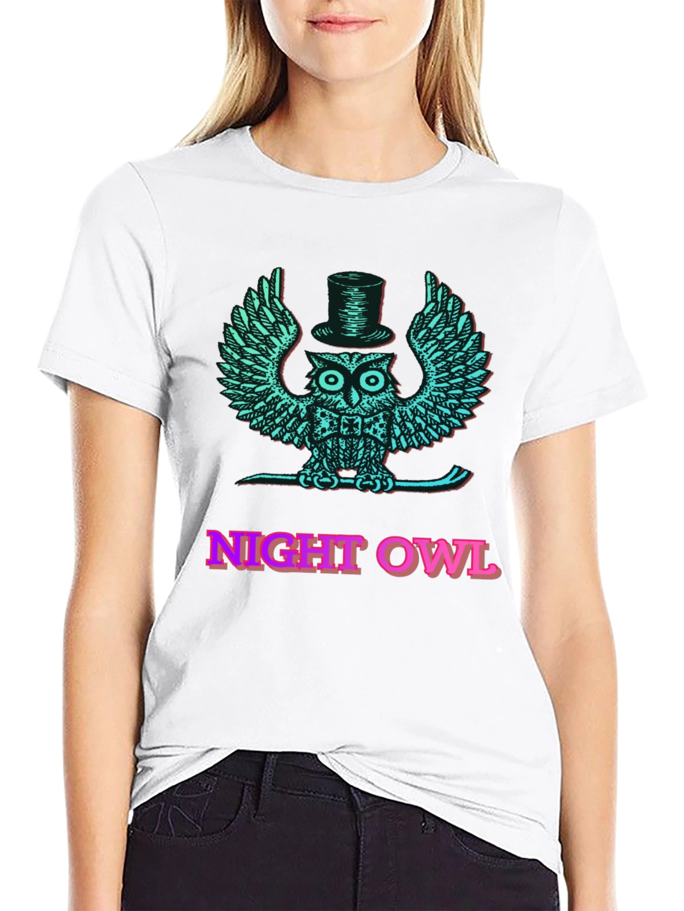 Night Owl Graphic Tee - Cool Mens T-Shirt