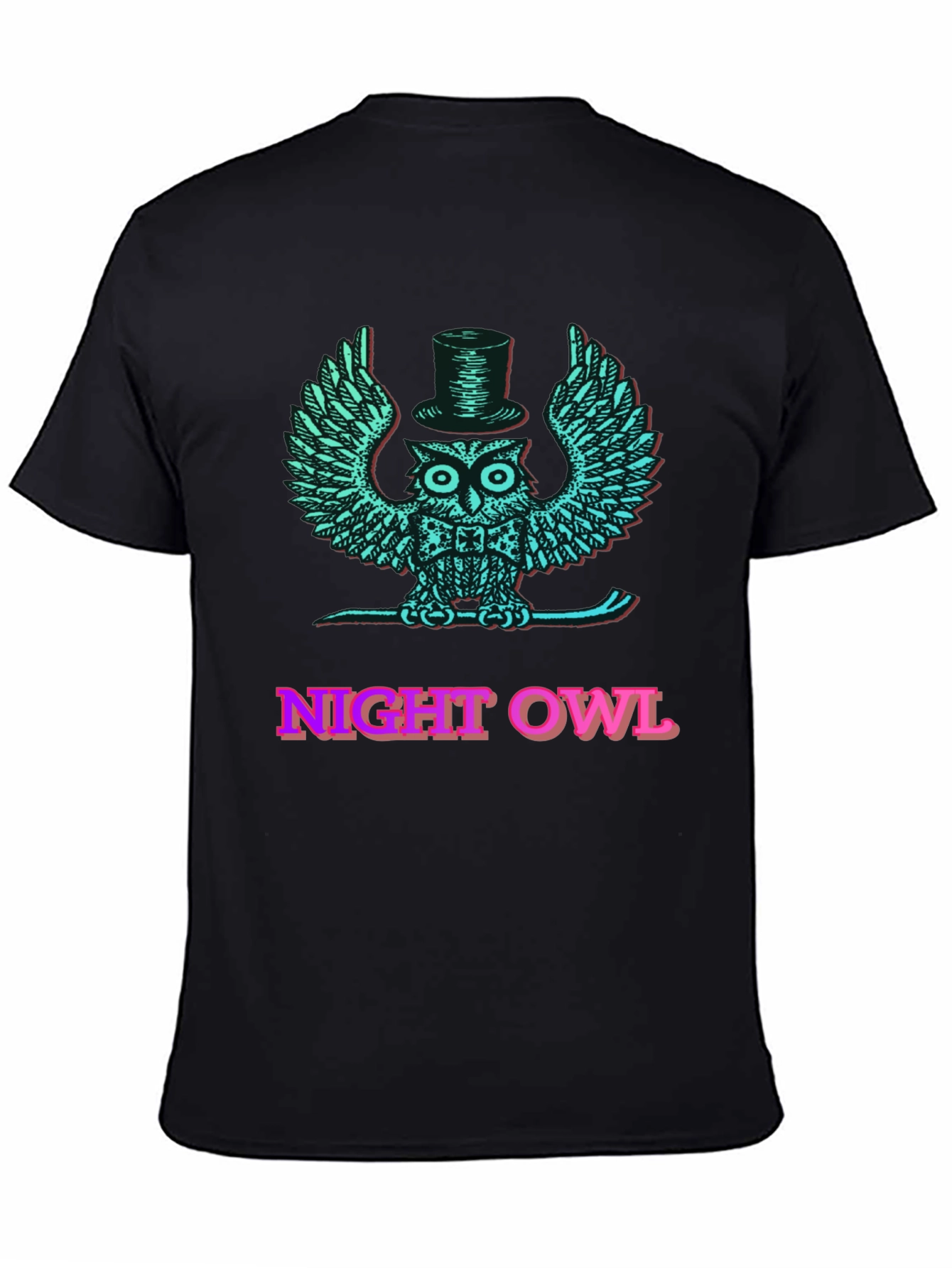 Night Owl Graphic Tee - Cool Mens T-Shirt