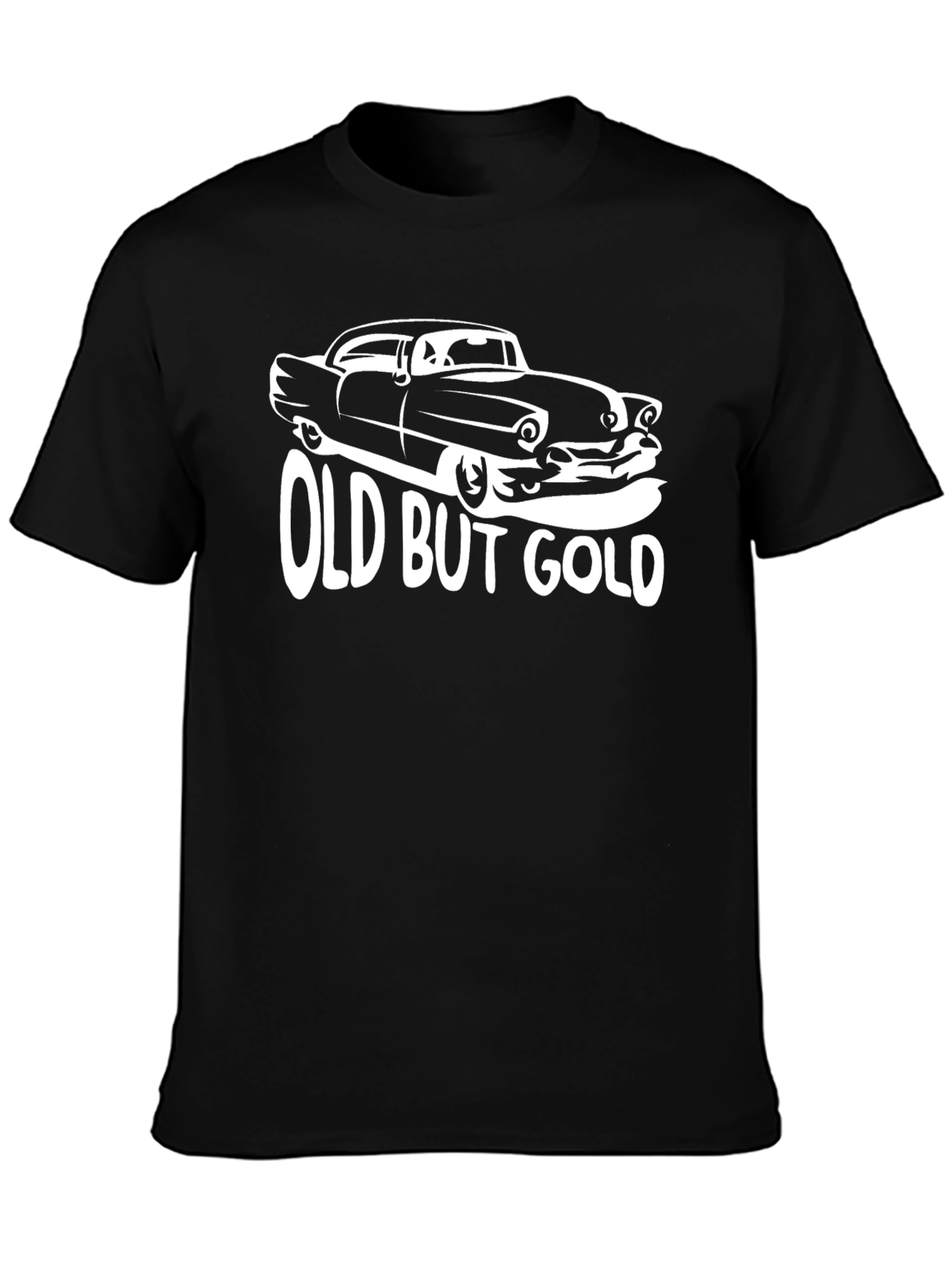 Old But Gold Classic Car Black T-Shirt