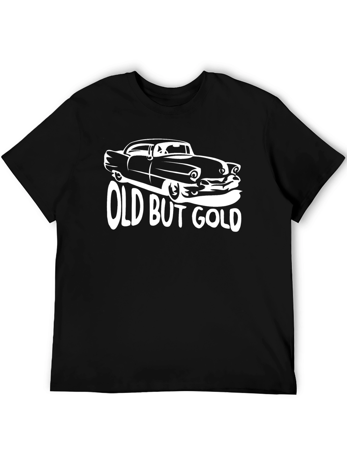 Old But Gold Classic Car Black T-Shirt