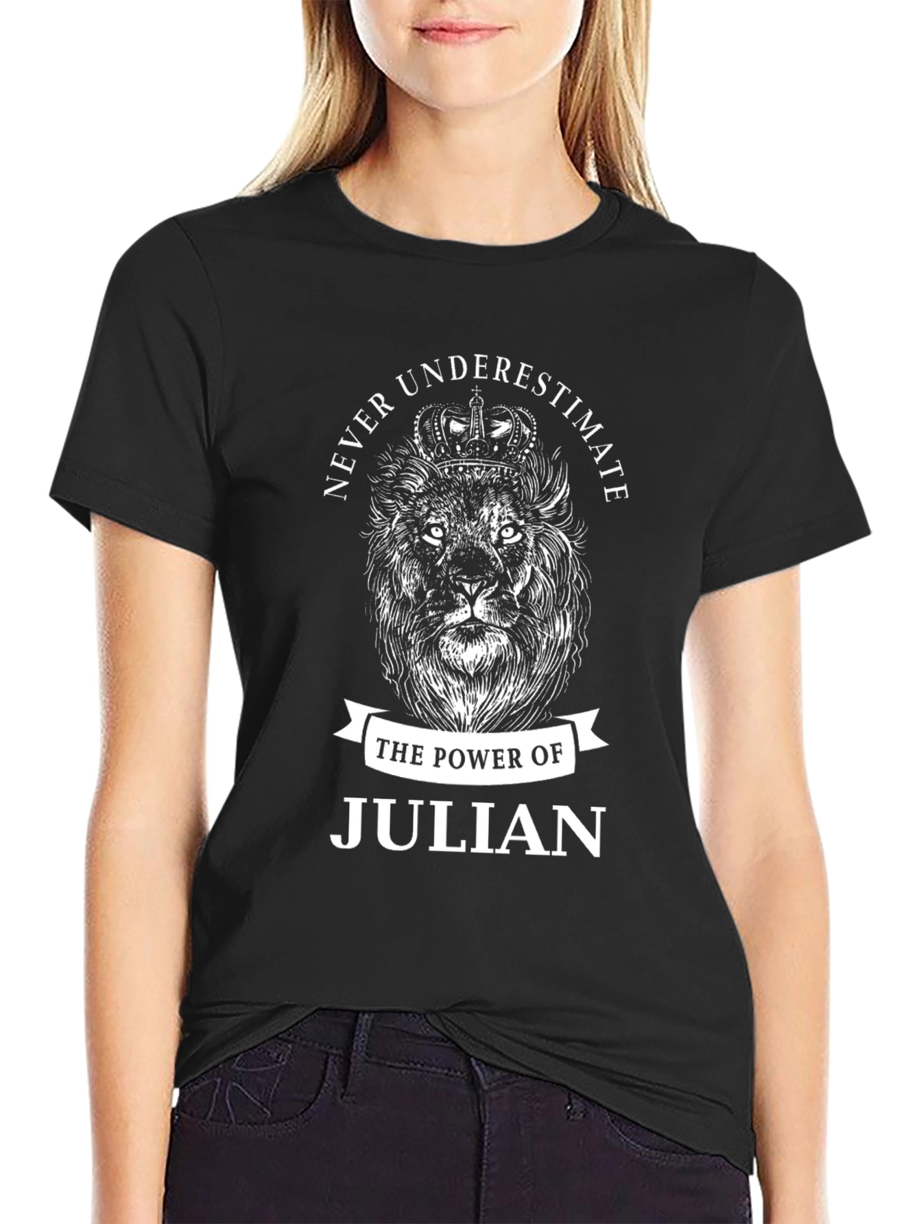 Never Underestimate Julian Lion Graphic Tee