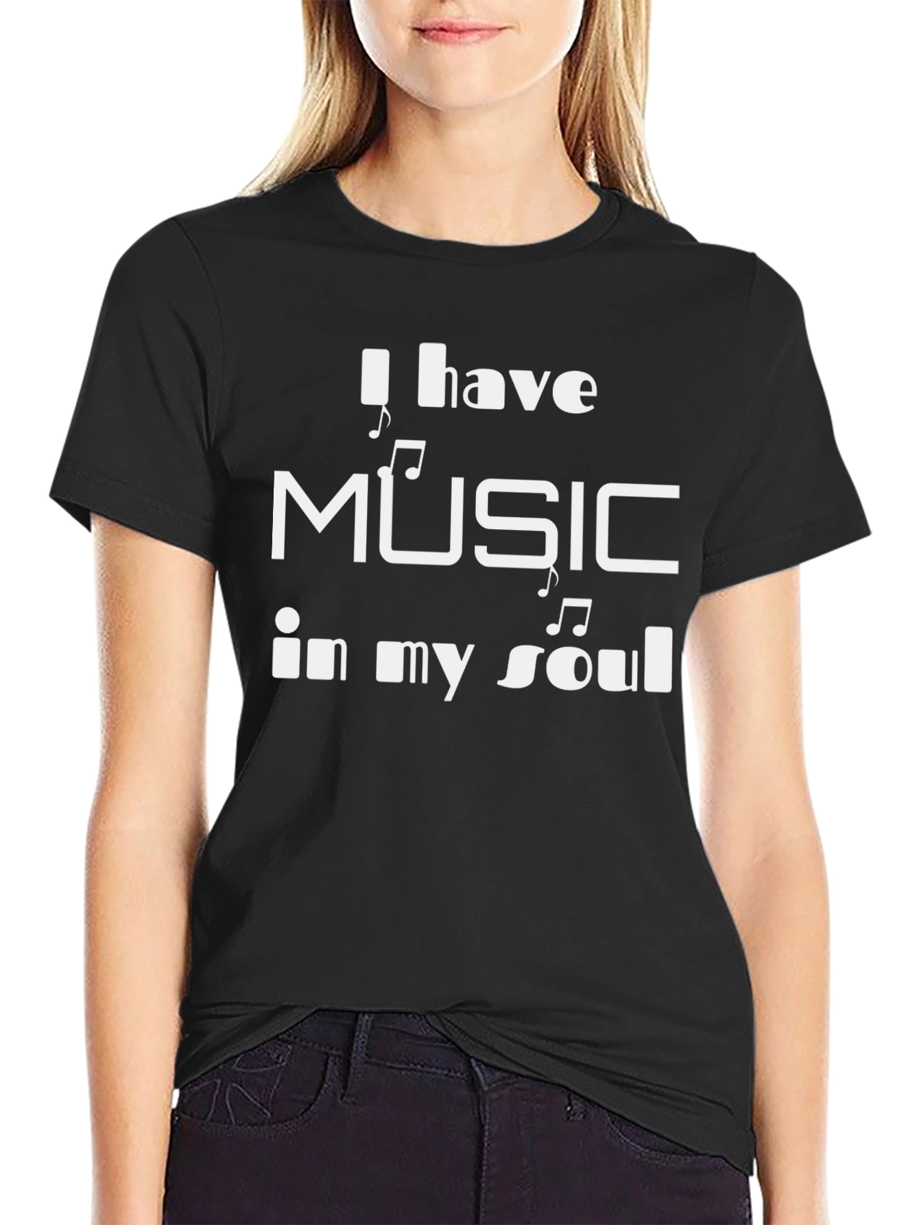 Music Soul T-Shirt - Stylish Black Tee