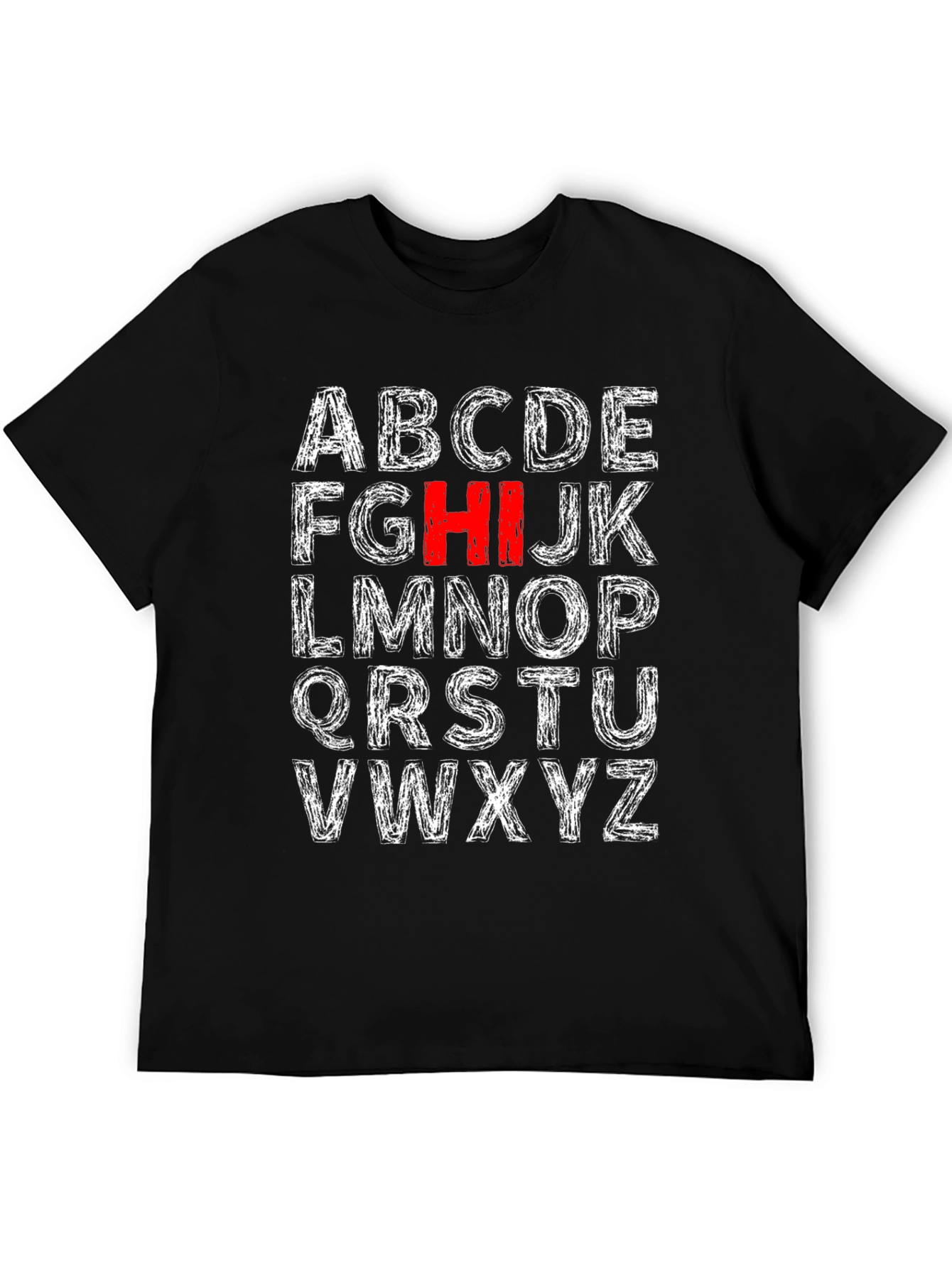 Alphabet Initial T-Shirt - HI Stands Out!