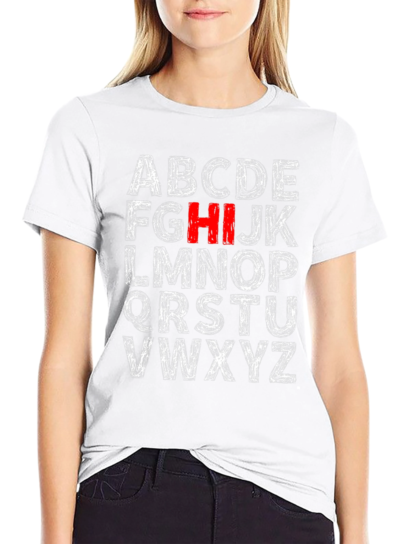 Alphabet Initial T-Shirt - HI Stands Out!
